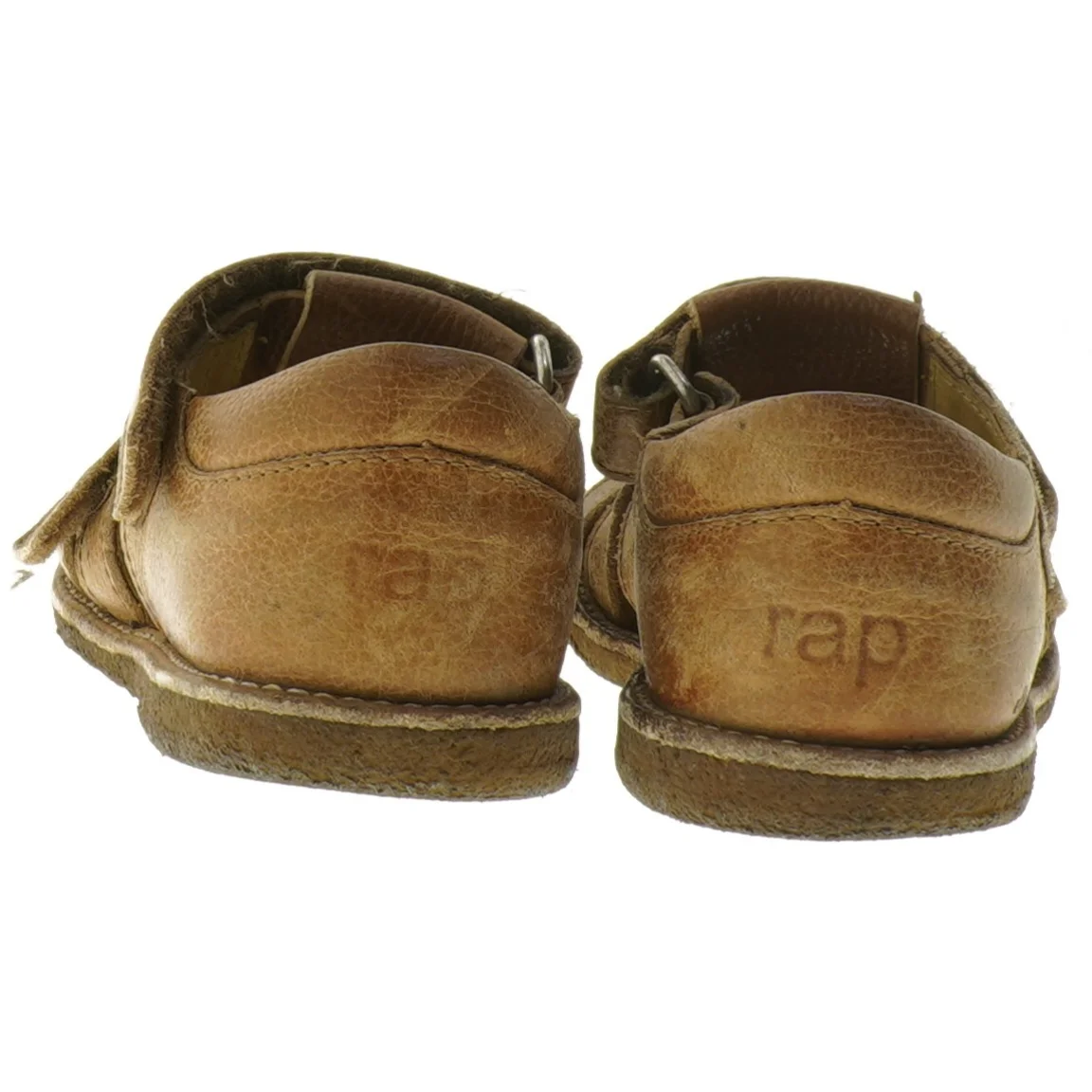 Brune lædersandaler til børn (str. 21 cm)