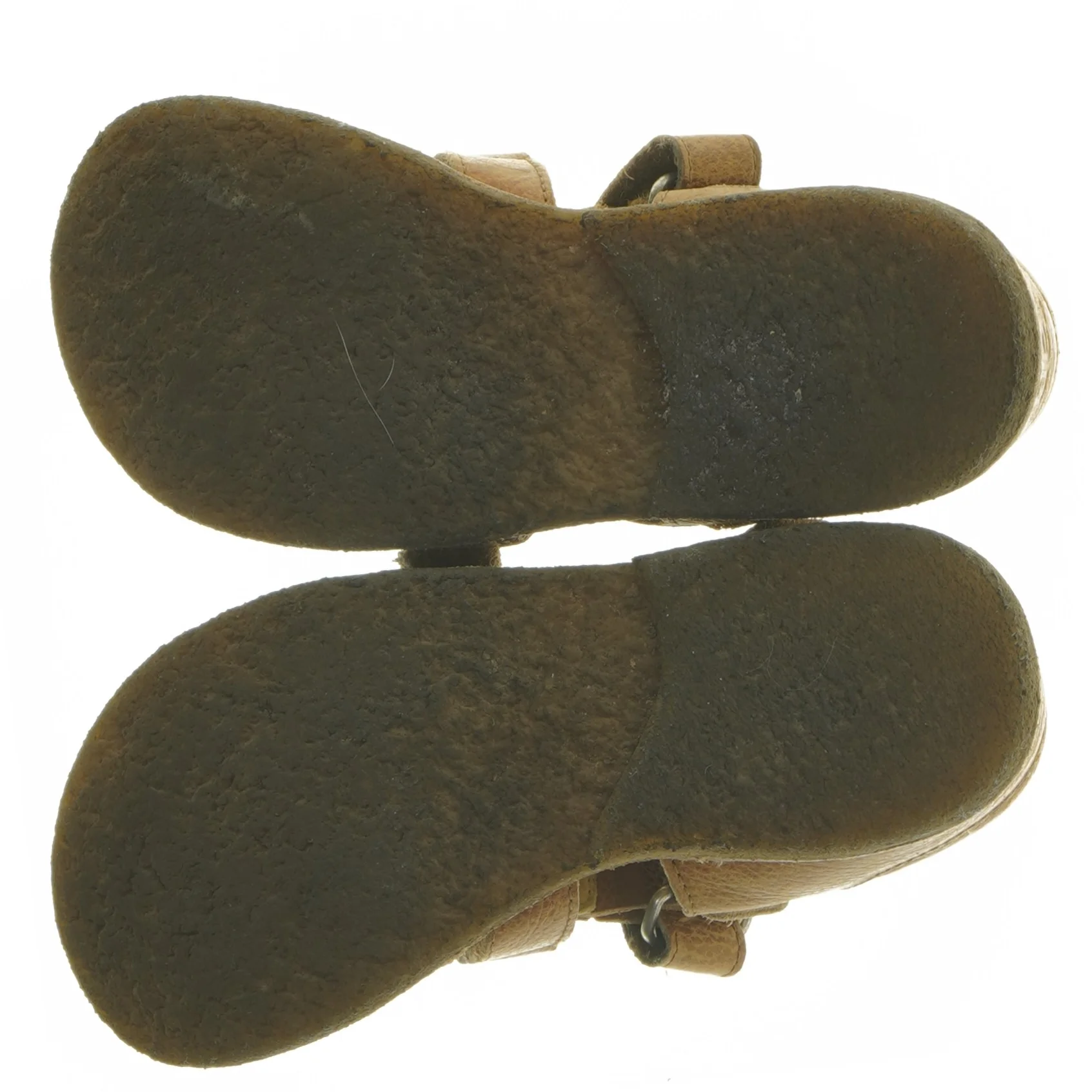 Brune lædersandaler til børn (str. 21 cm)