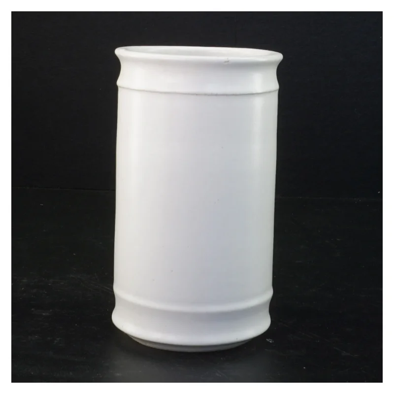 Hvid Kähler keramik vase (str. 16 x 10 cm)