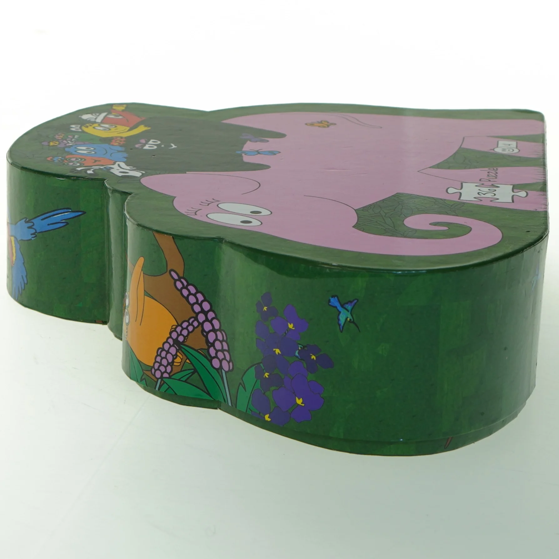 Barbapapa Børnepuslespil i formet æske fra Barbo Toys (str. 27,5x26 cm)