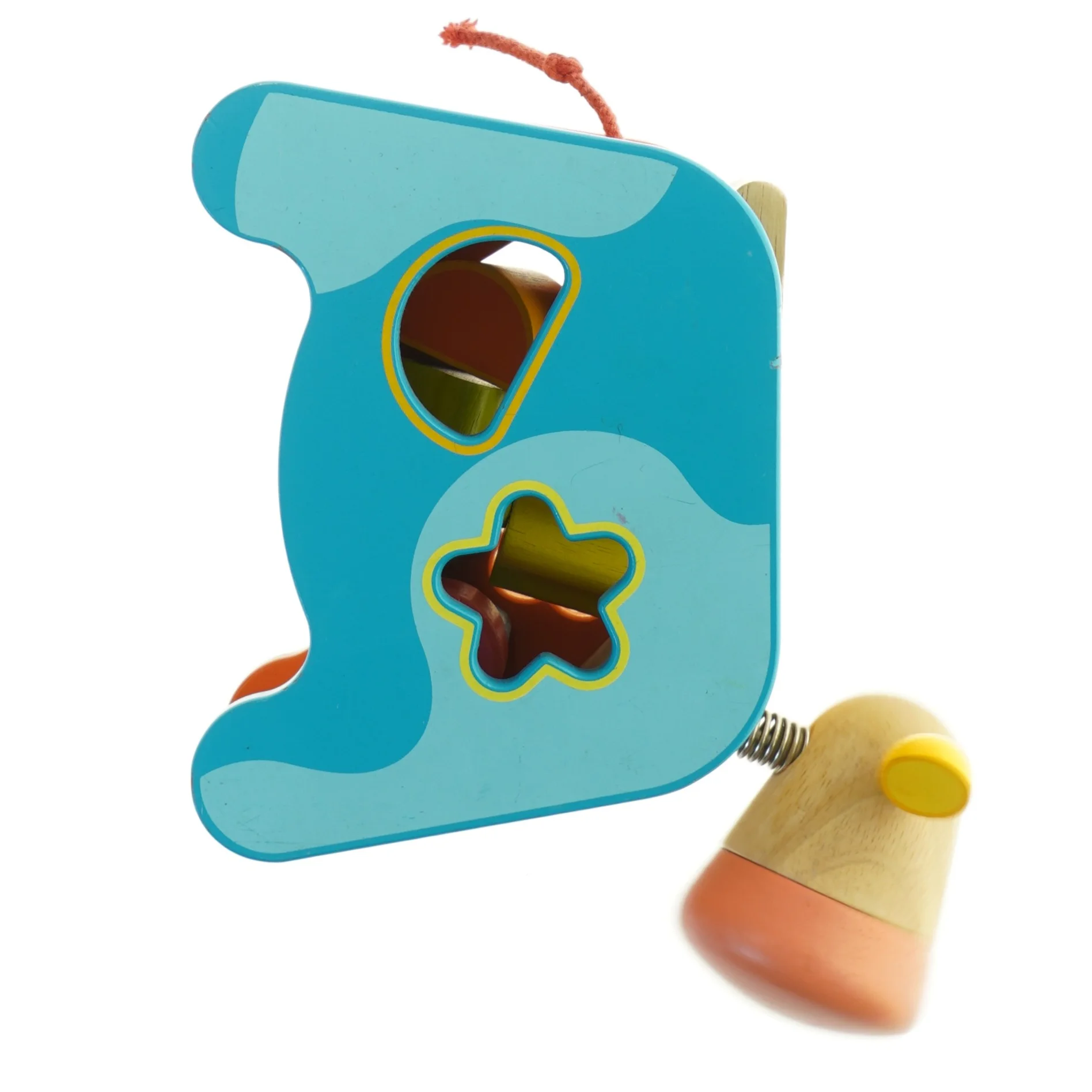 Træformet klodsboks fra Djeco (str. 21x16 cm)