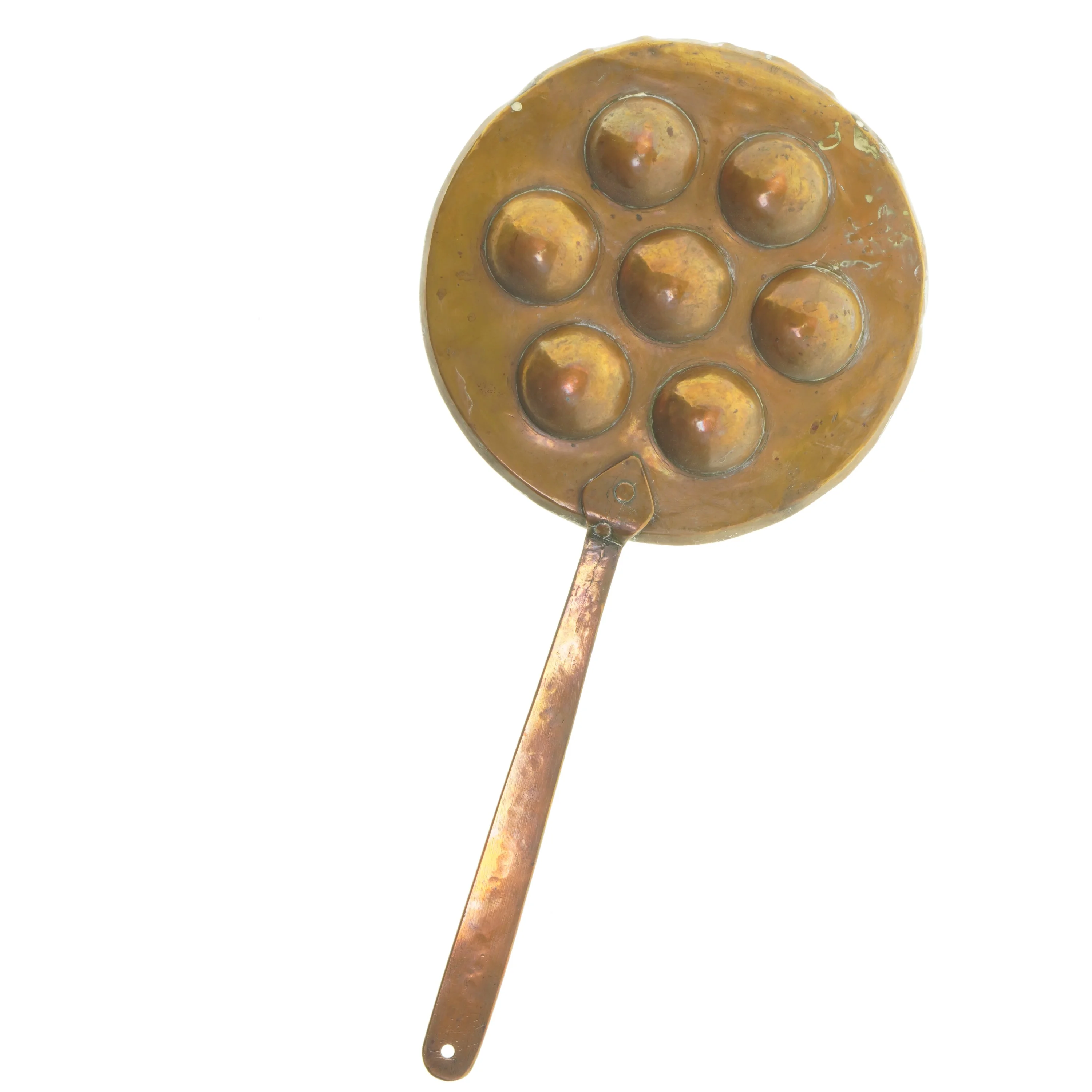 Kobber æbleskive pande (str. Ø 26 cm)