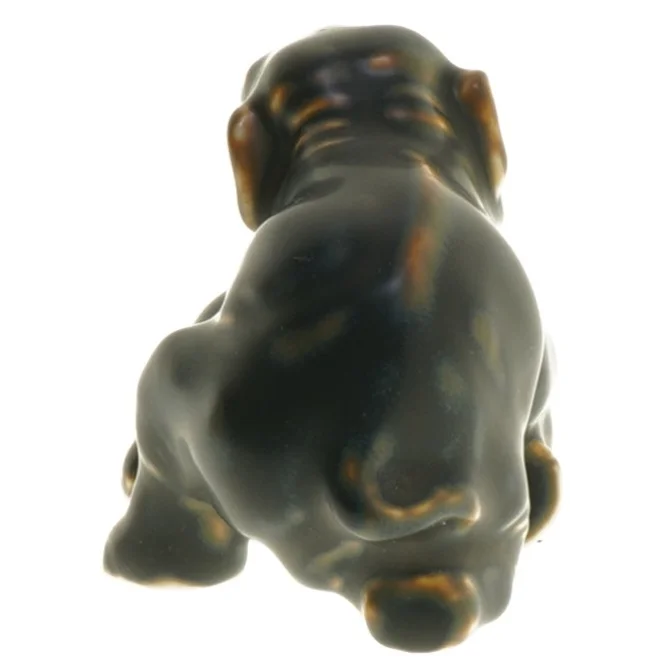 Keramik elefant figur fra Søren Holm (str. 12 cm)