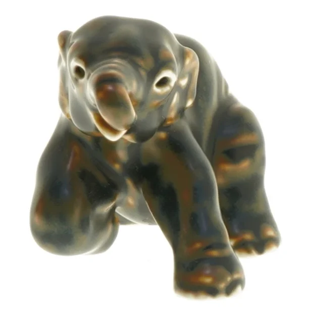 Royal Copenhagen stentøjs Figurin af Baby Elefant No. 22742 fra Royal Copenhagen (str. 12 cm)