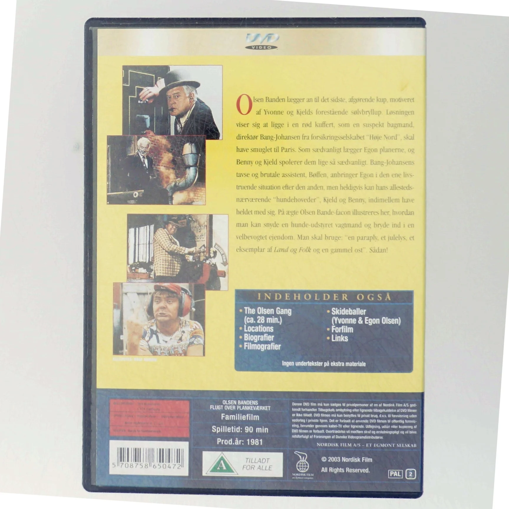 Olsen Banden 12 - Flugt Over Plankeværket (Bog)