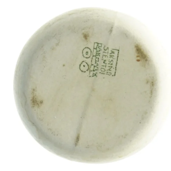 Lertøjs sparebøsse fra Taksind (str. 8 x 7 cm)