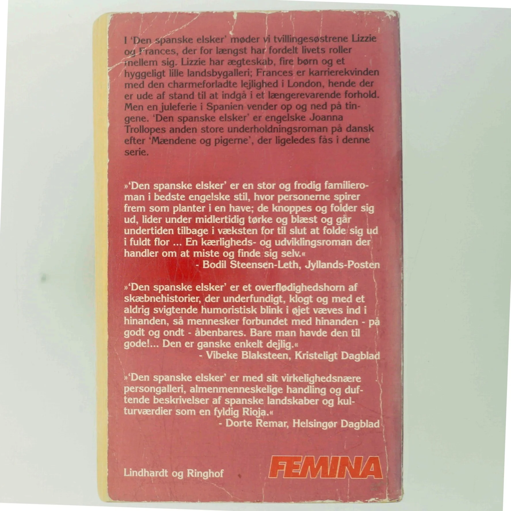 Den spanske elsker af Joanna Trollope (Bog)