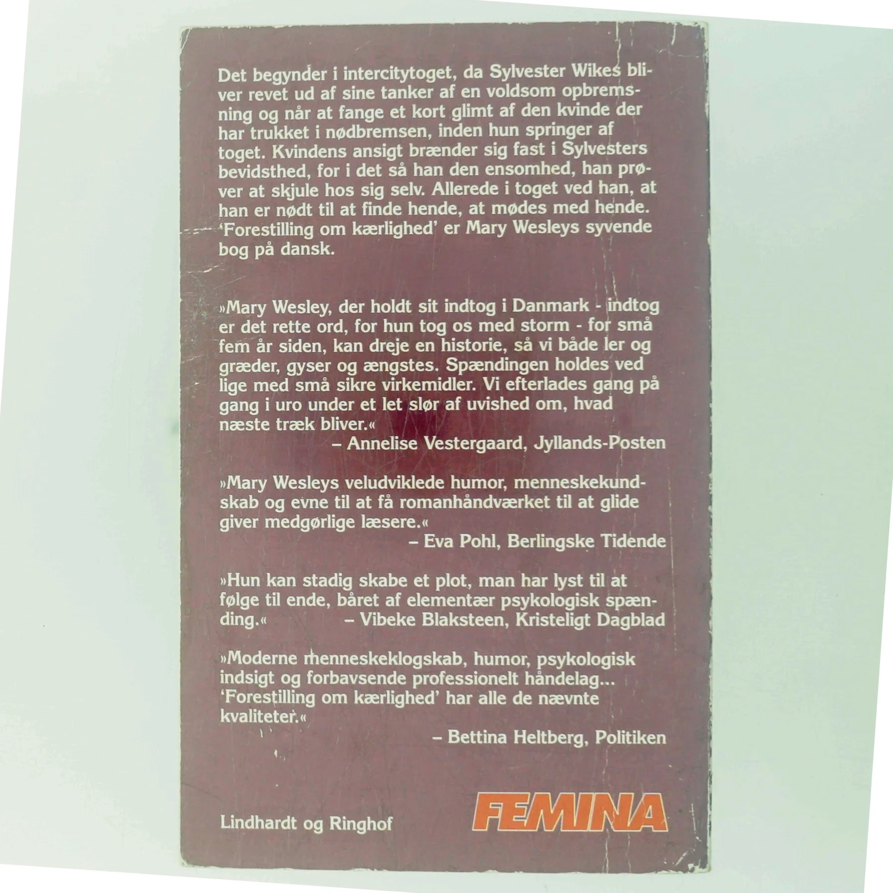 Forestilling om kærlighed af Mary Wesley (Bog)