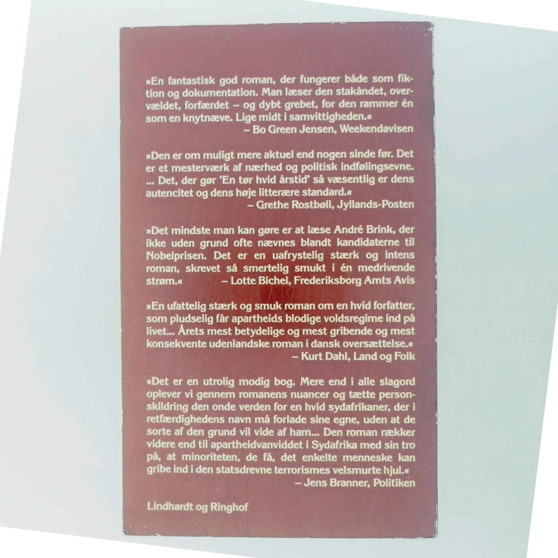 En tør hvid årstid af André Brink (Bog)