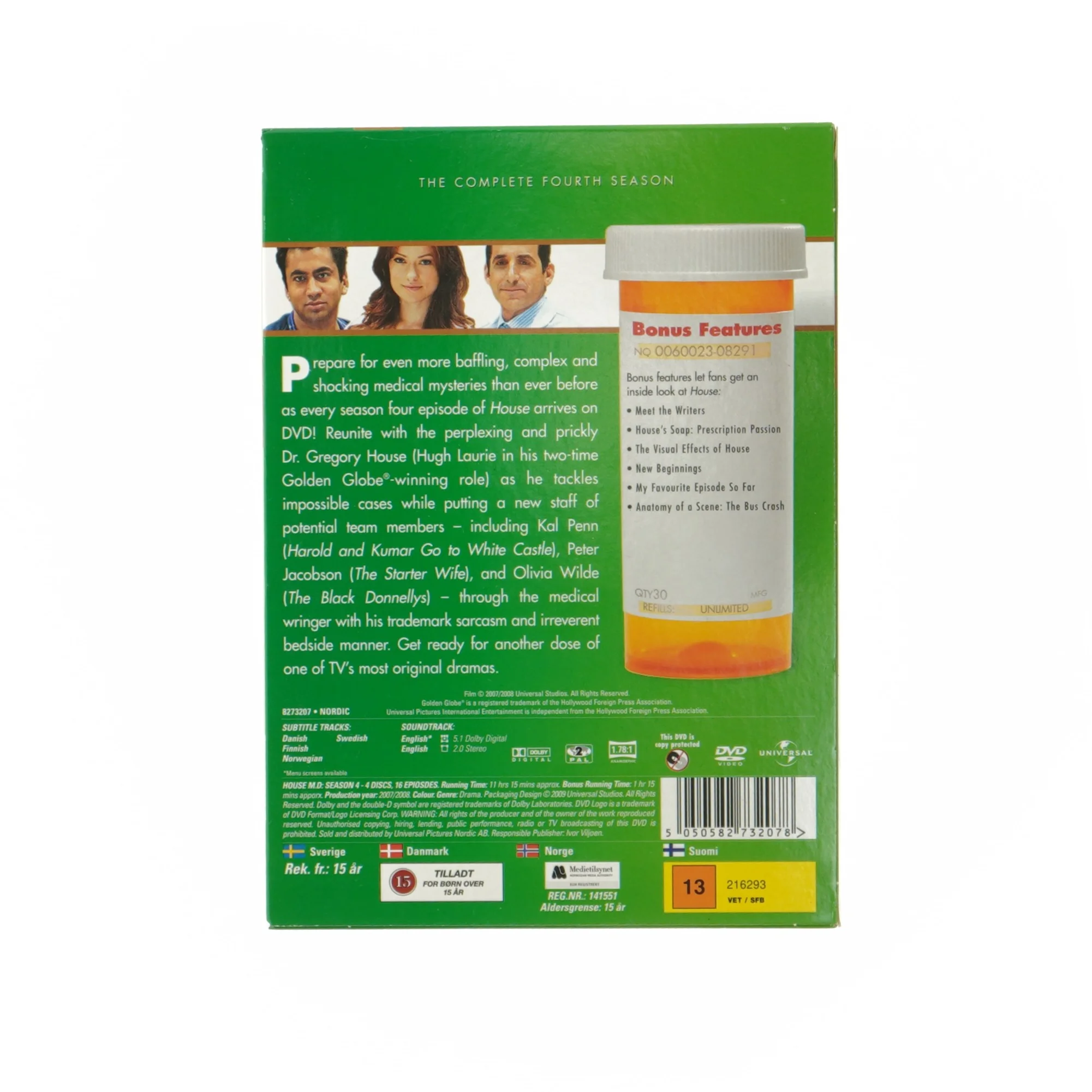 House MD sæson 4 DVD bokssæt fra Universal