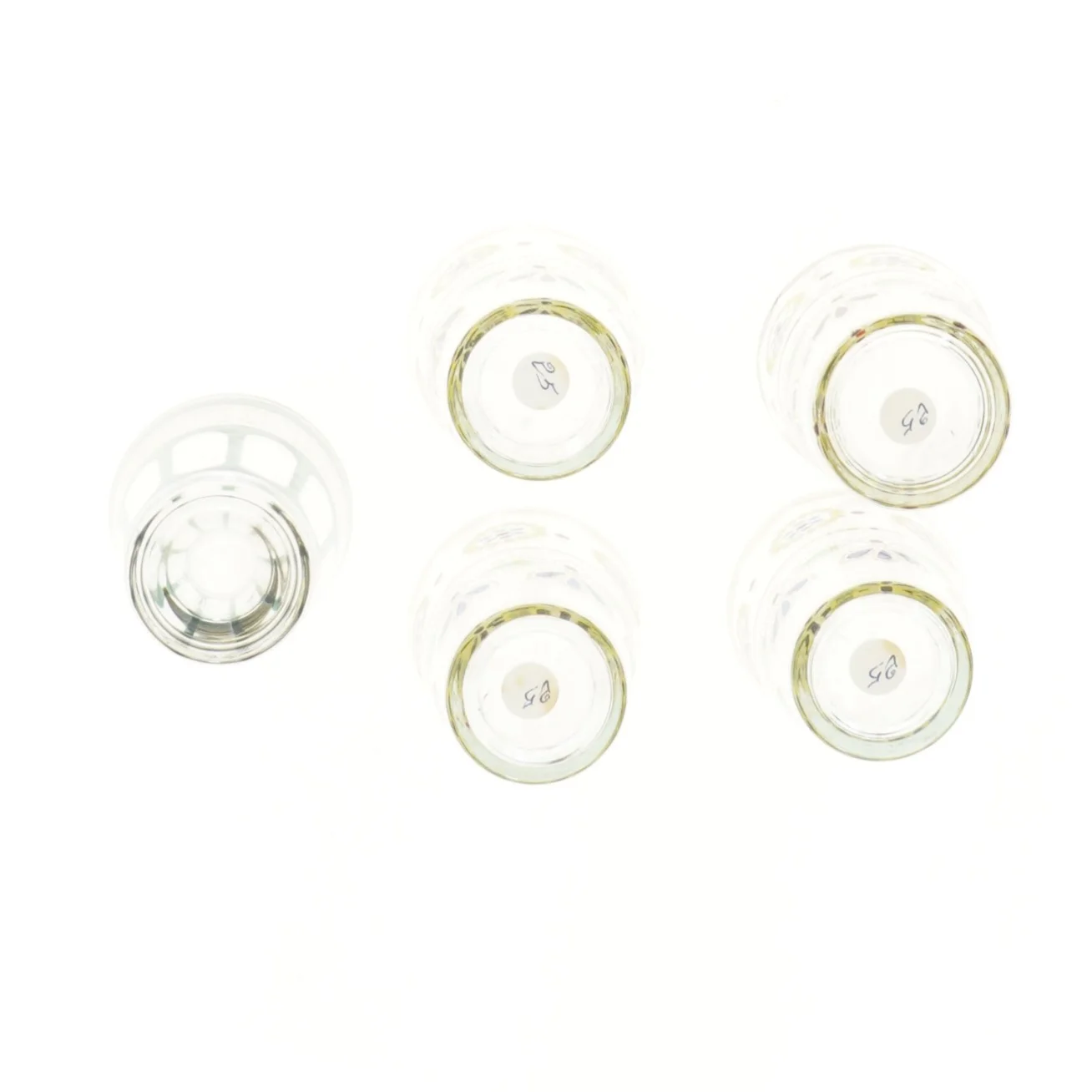 Dekorative glas (str. 10 cm, 5 styk cm)