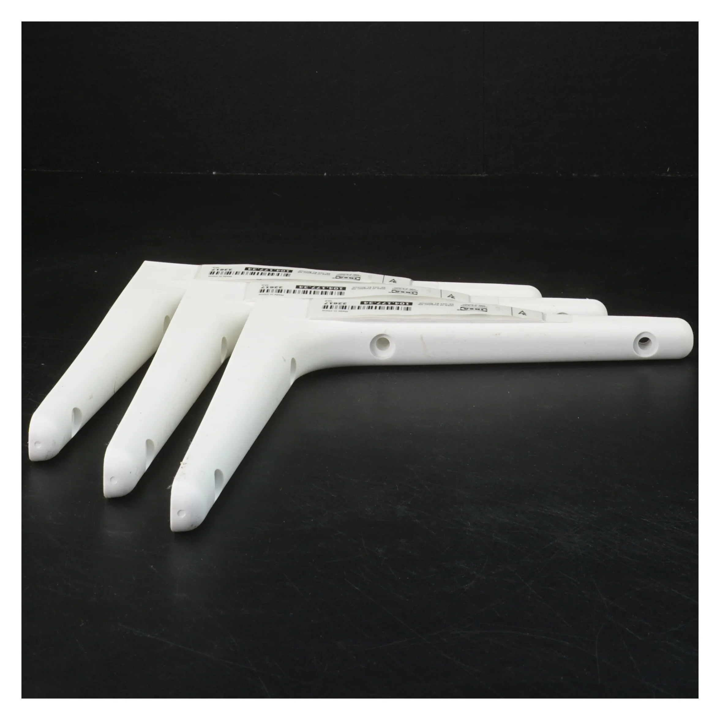 Hyldeknægte i metal fra IKEA (str. 18x18, 3 styk cm)