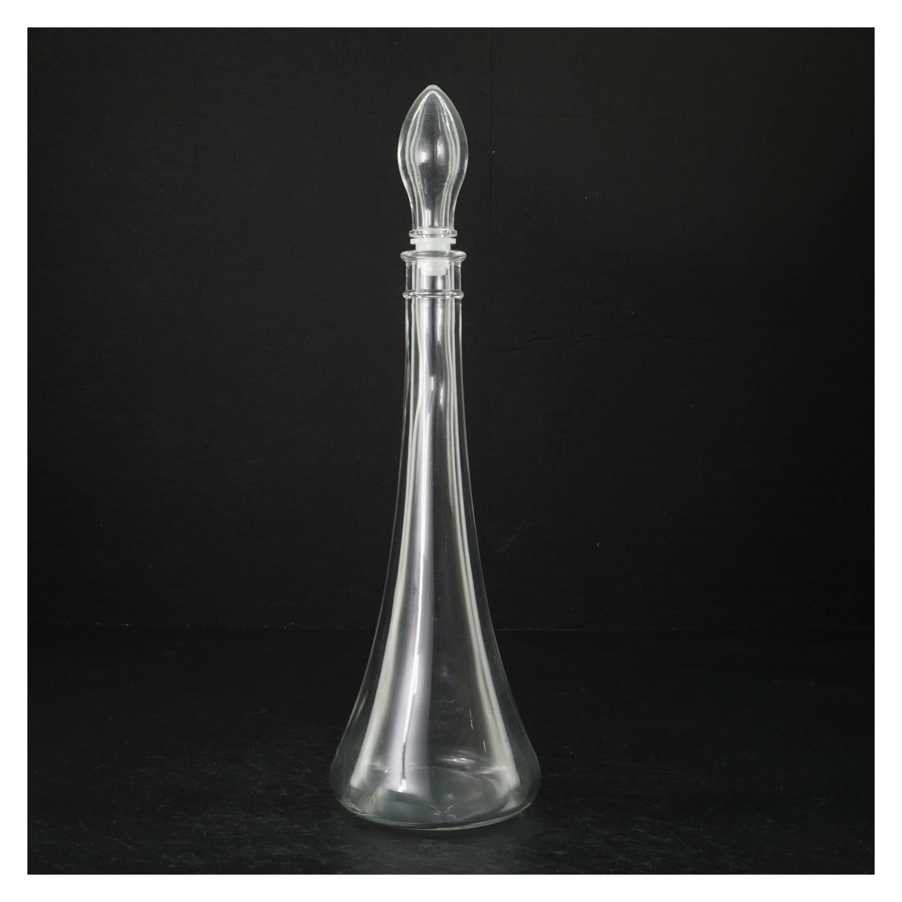 Glaskaraffel med prop (str. 31 cm)