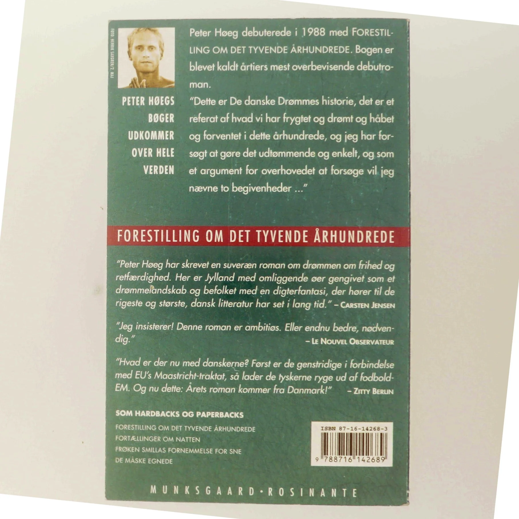 Forestilling om det tyvende århundrede : roman af Peter Høeg (f. 1957-05-17) (Bog)