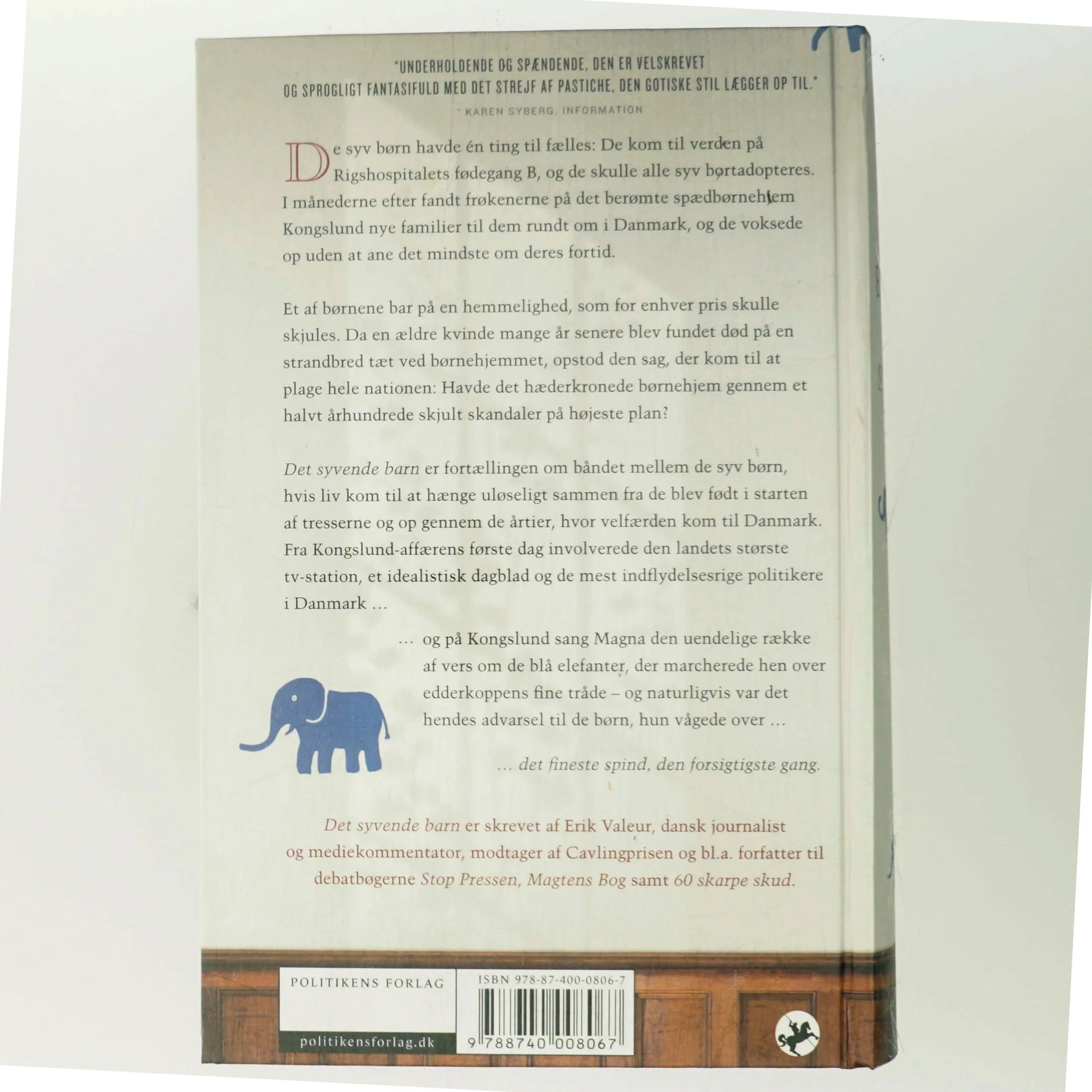 Det syvende barn af Erik Valeur (Bog)