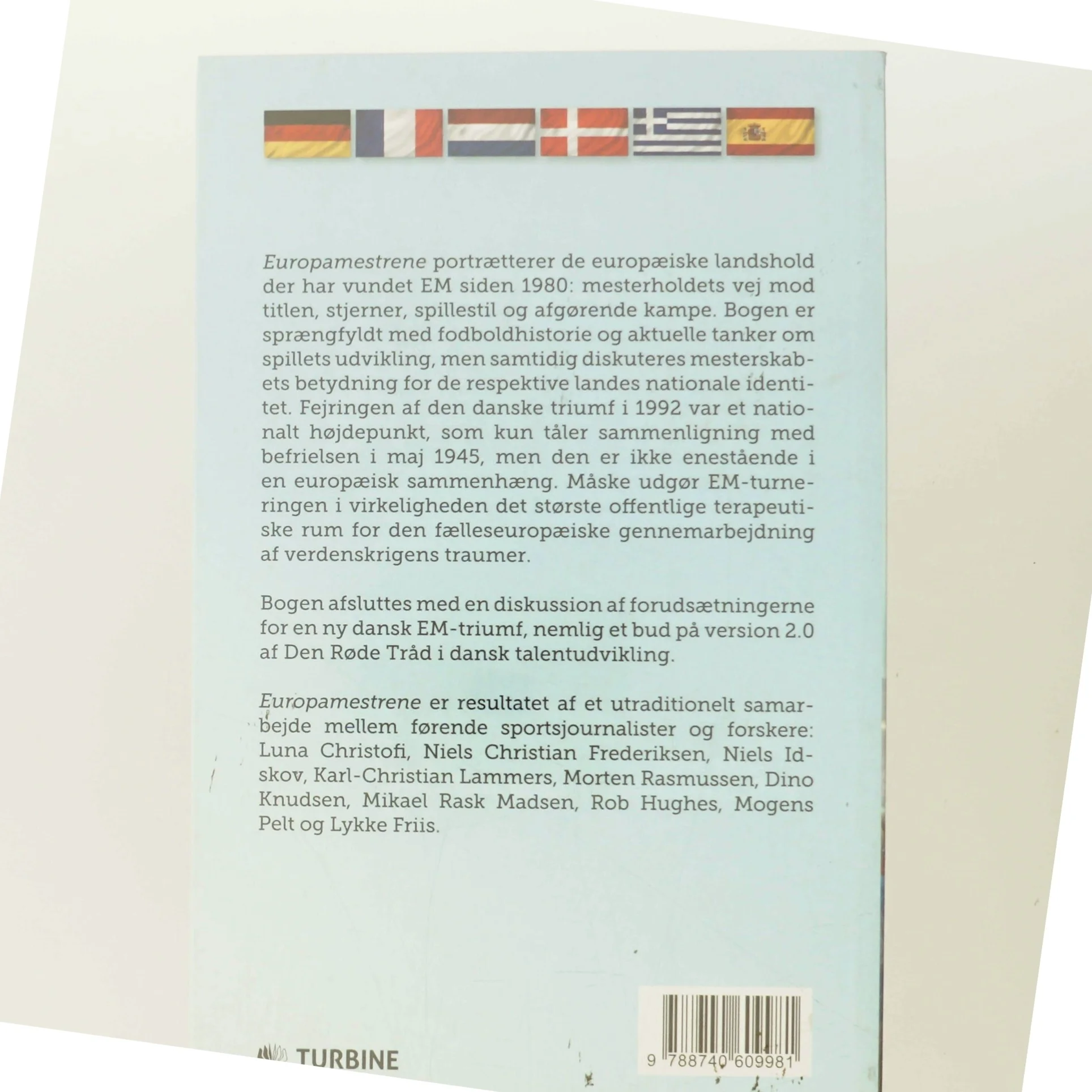 Europamestrene : fodbold, nation, identitet (Bog)