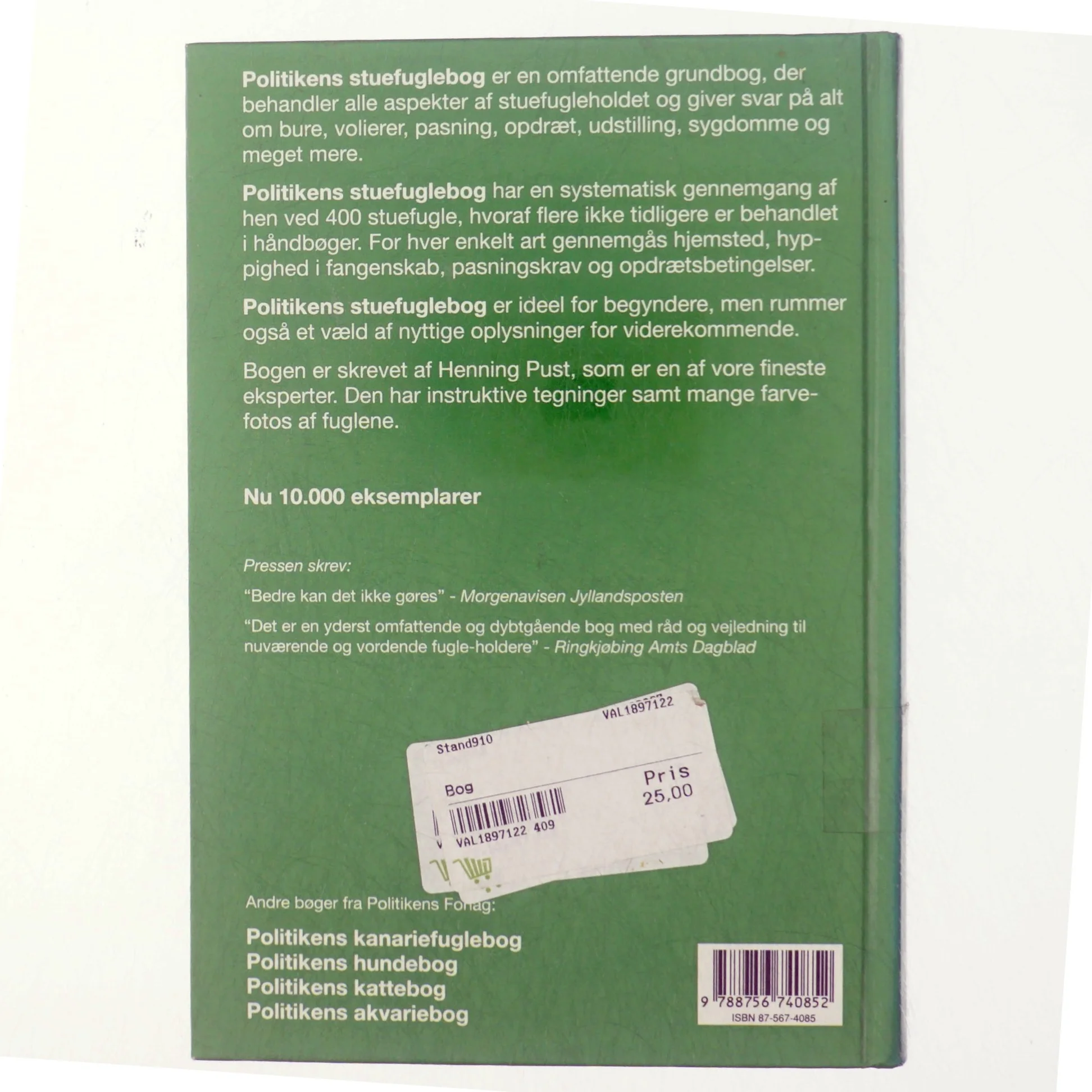 Politikens Stuefuglebog (bog)