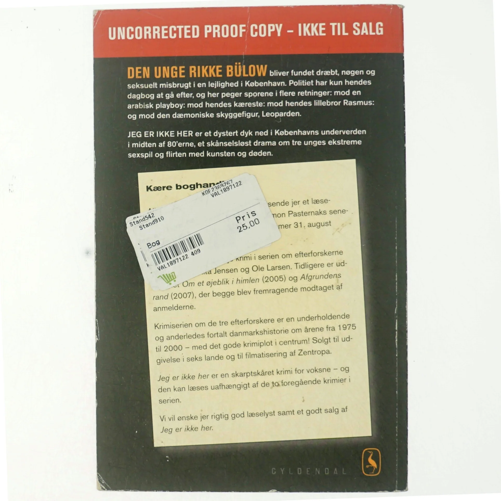 Jeg er ikke her af Christian Dorph og Simon Pasternak (Bog)