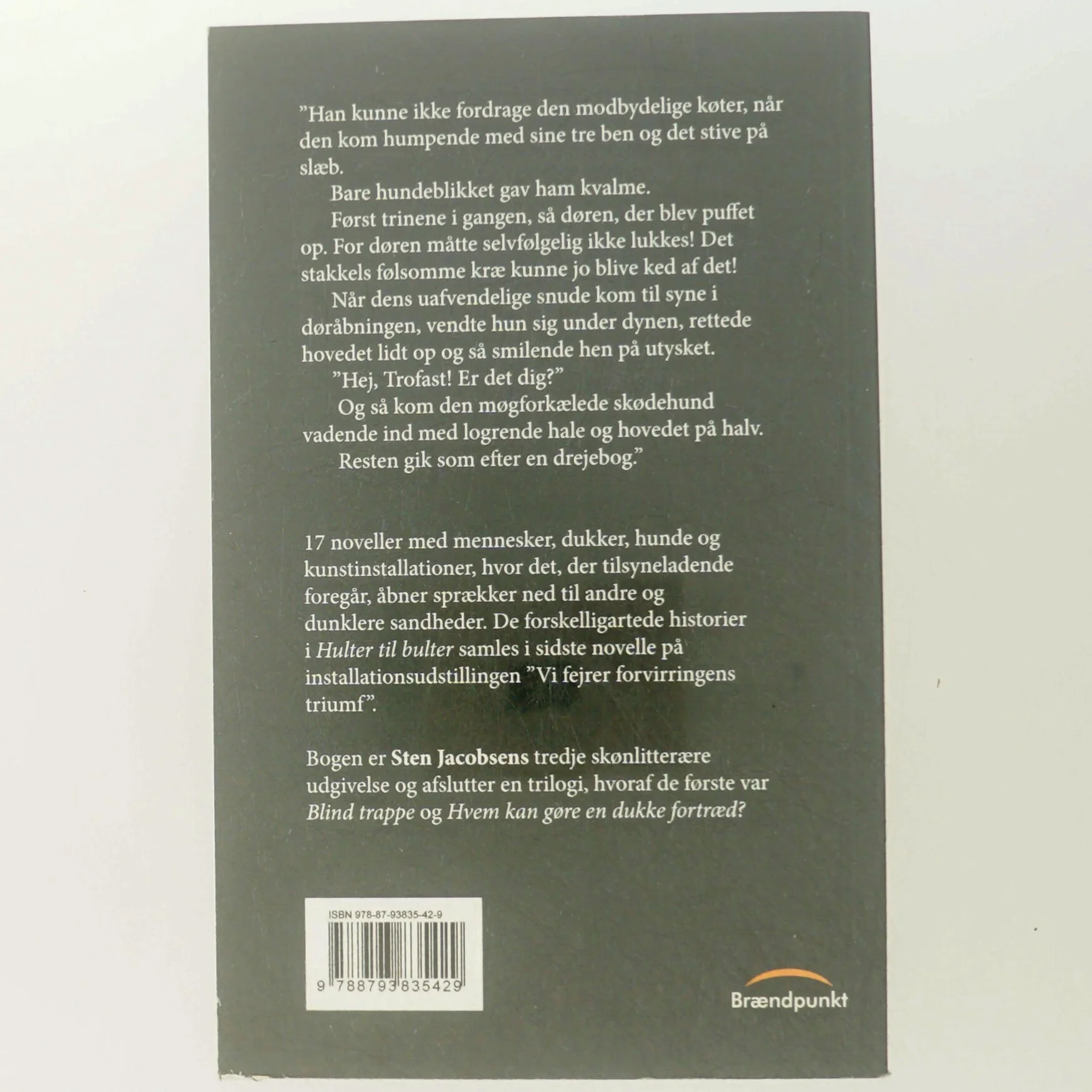 Hulter til bulter : noveller af Sten Jacobsen (f. 1947) (Bog)