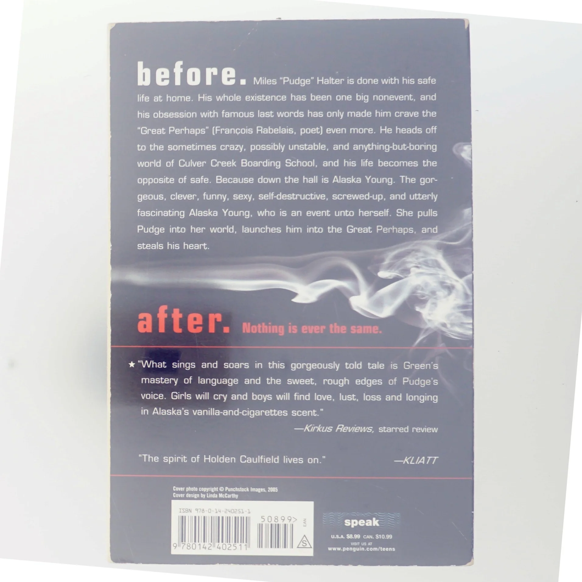 Looking for Alaska af John Green (f. 1977) (Bog)