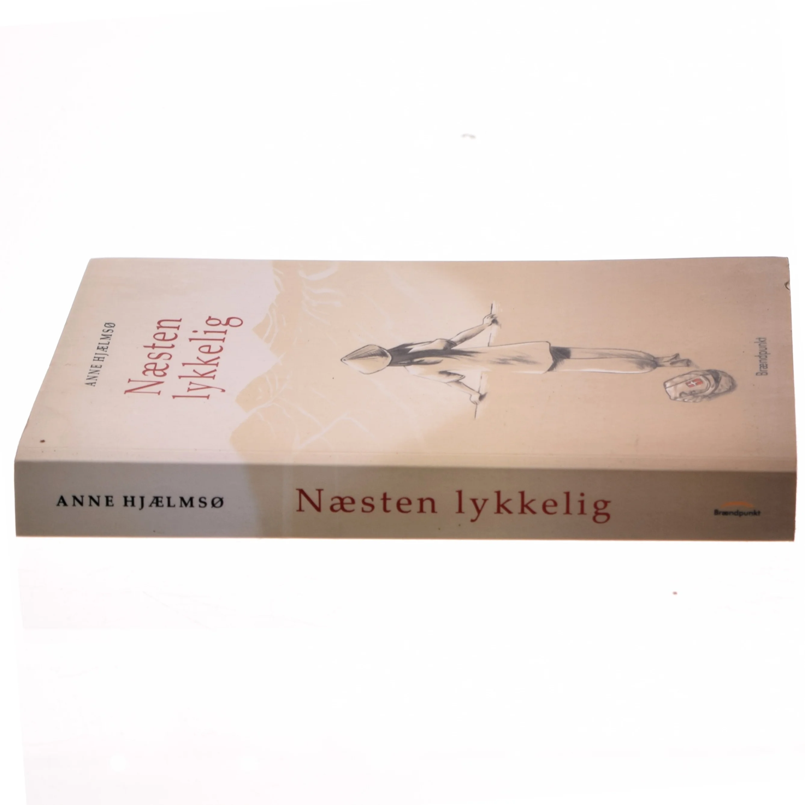 Næsten lykkelig : roman af Anne Hjælmsø (Bog)