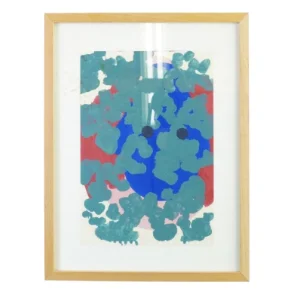 Billedramme med abstrakt motiv (str. 42 x 32 cm)