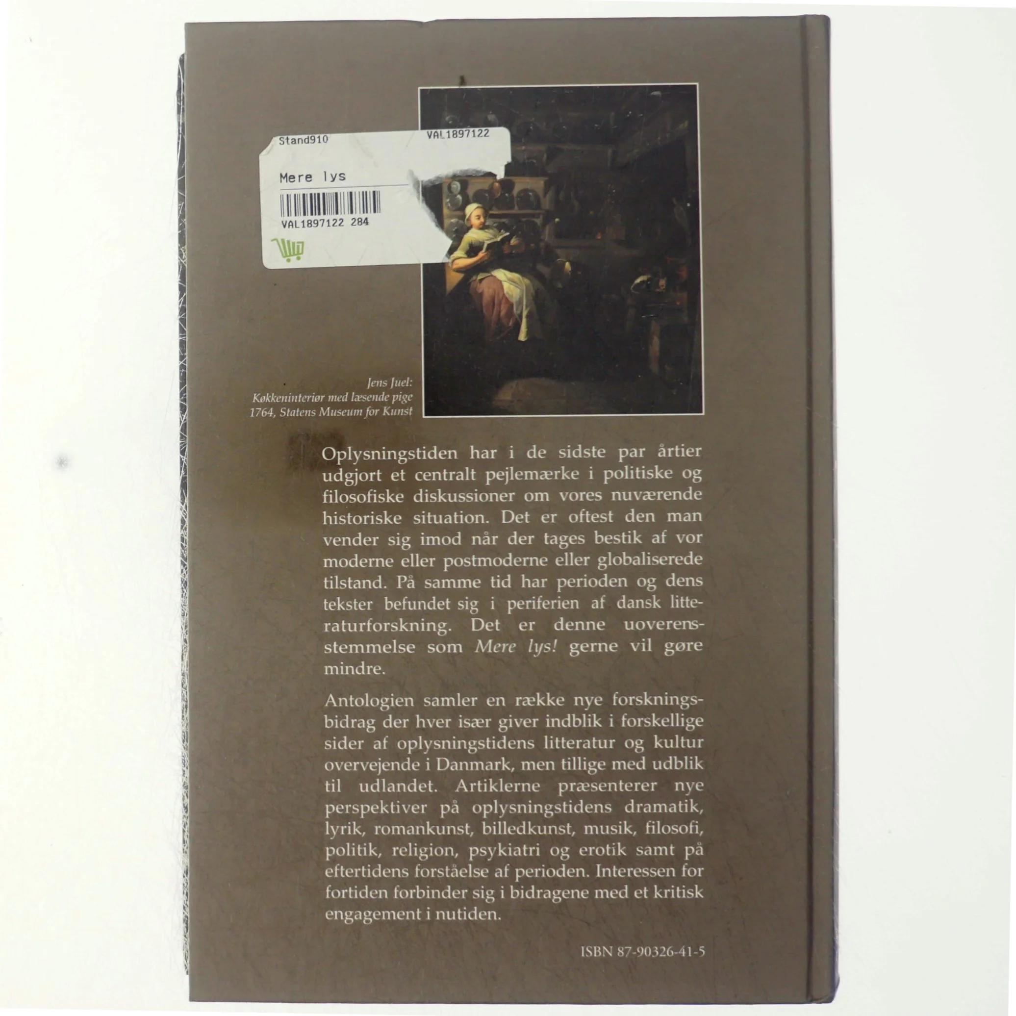 Mere lys! : indblik i oplysningstiden i dansk litteratur og kultur