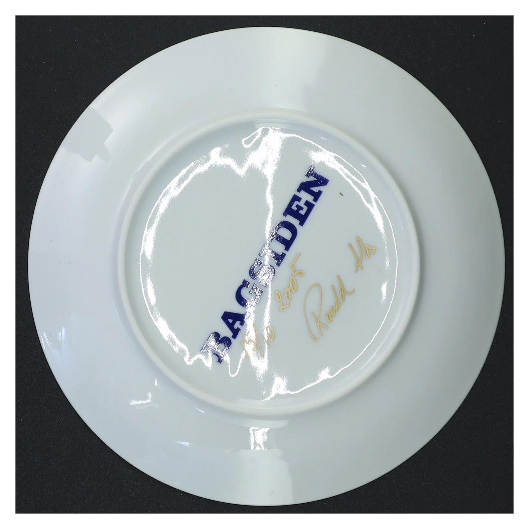 Dekorativ platte fra Rolad Als (str. Diameter 19 cm)