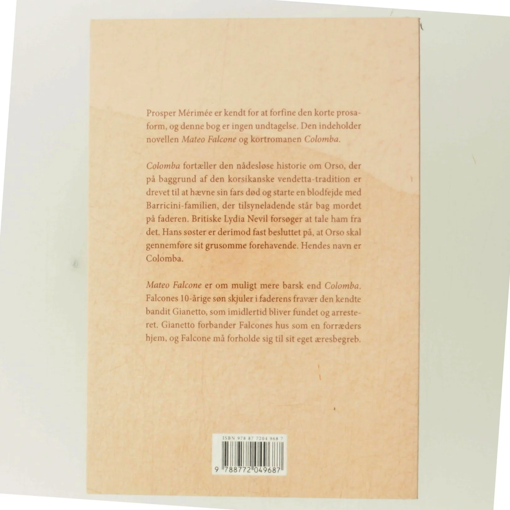 Mateo Falcone : Colomba af Prosper Mérimée (Bog)