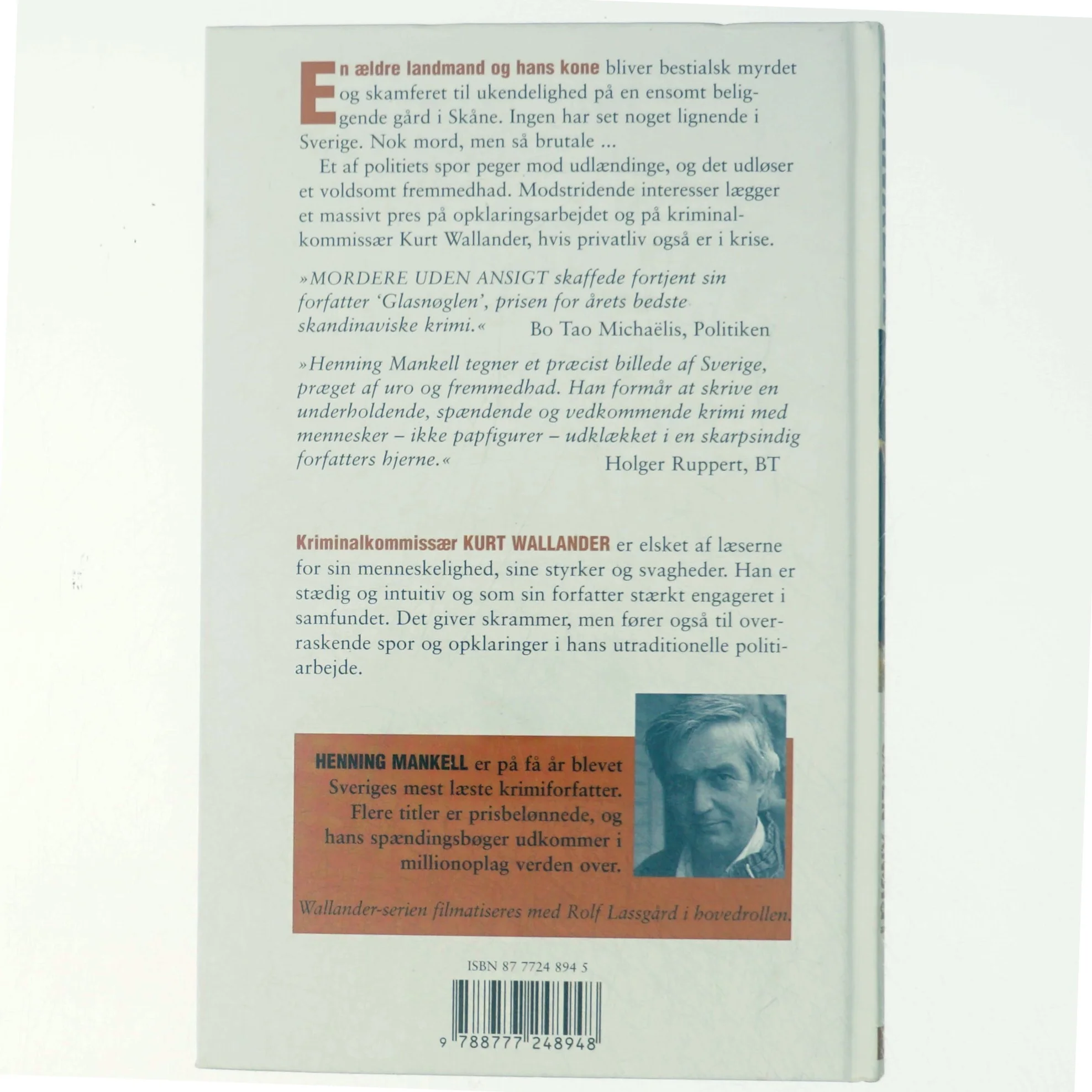 Mordere uden ansigt af Henning Mankell (Bog)