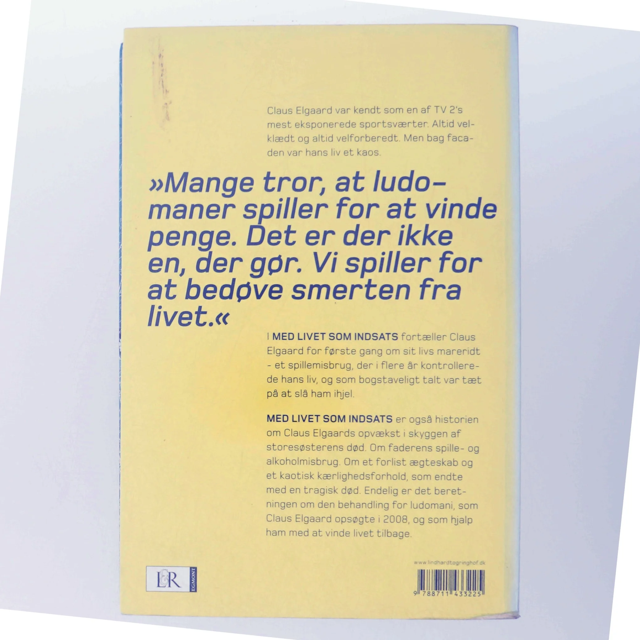 Med livet som indsats af Claus Elgaard (Bog)