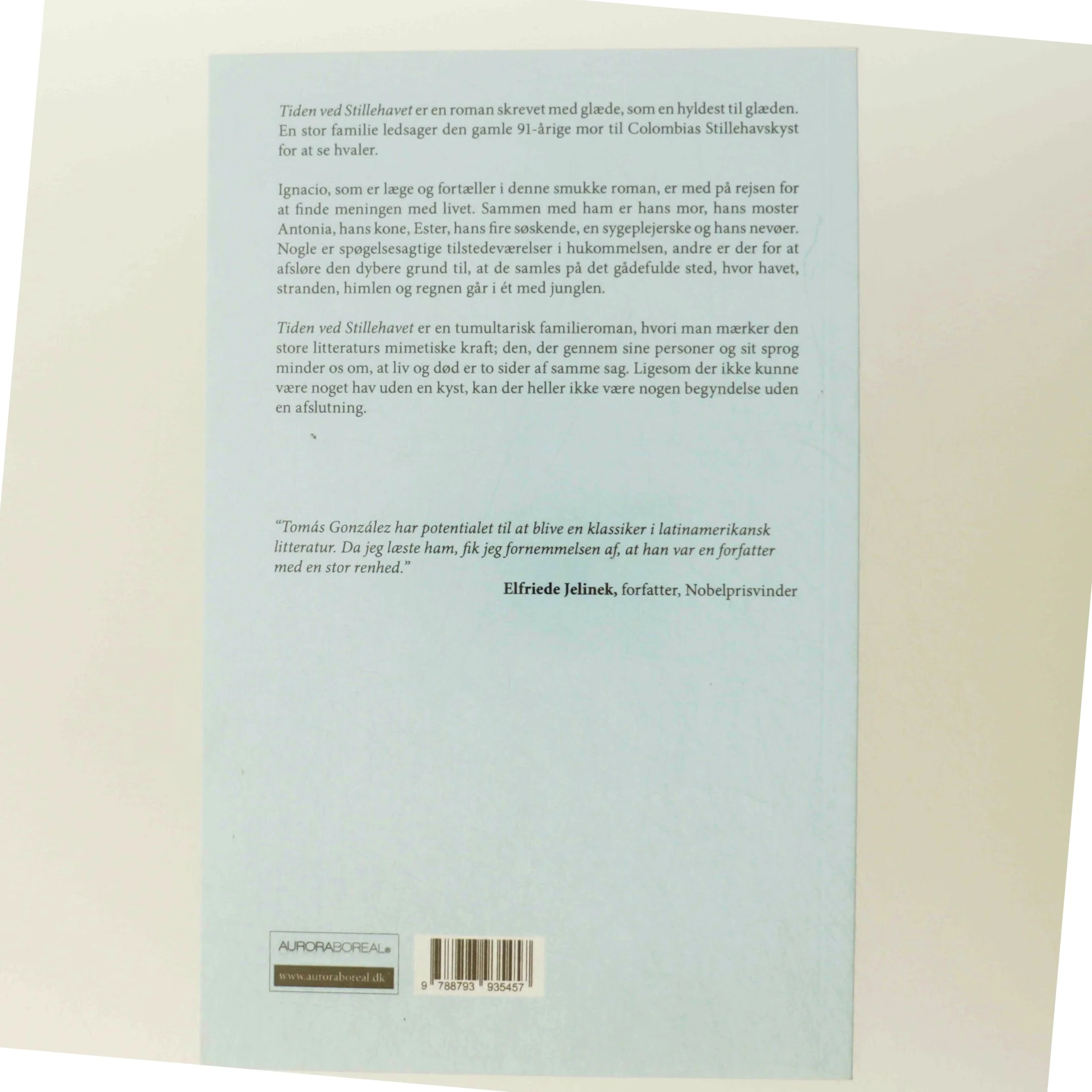 Tiden ved Stillehavet af Tomás González (f. 1950) (Bog)