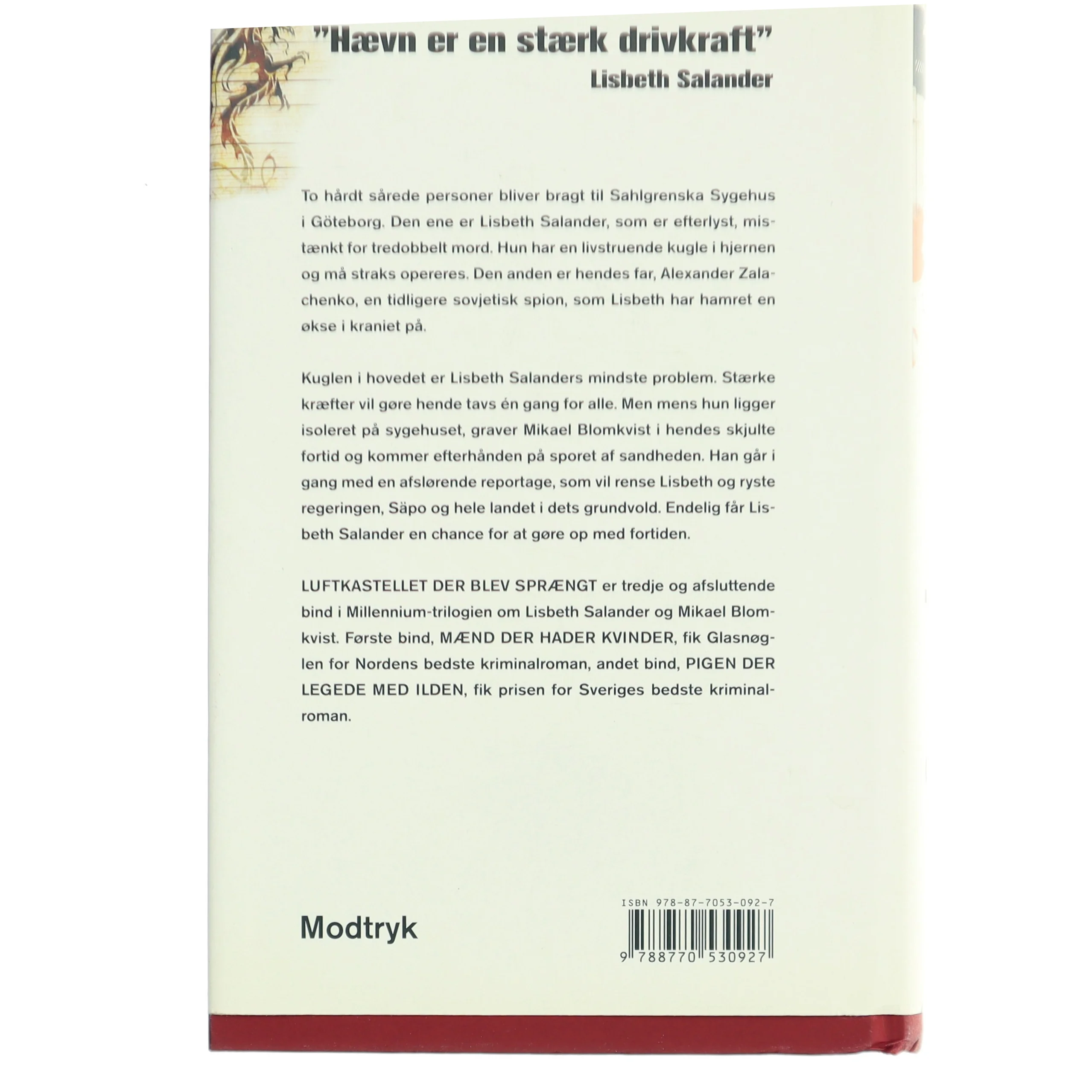 Luftkastellet der blev sprængt af Stieg Larsson (Bog)