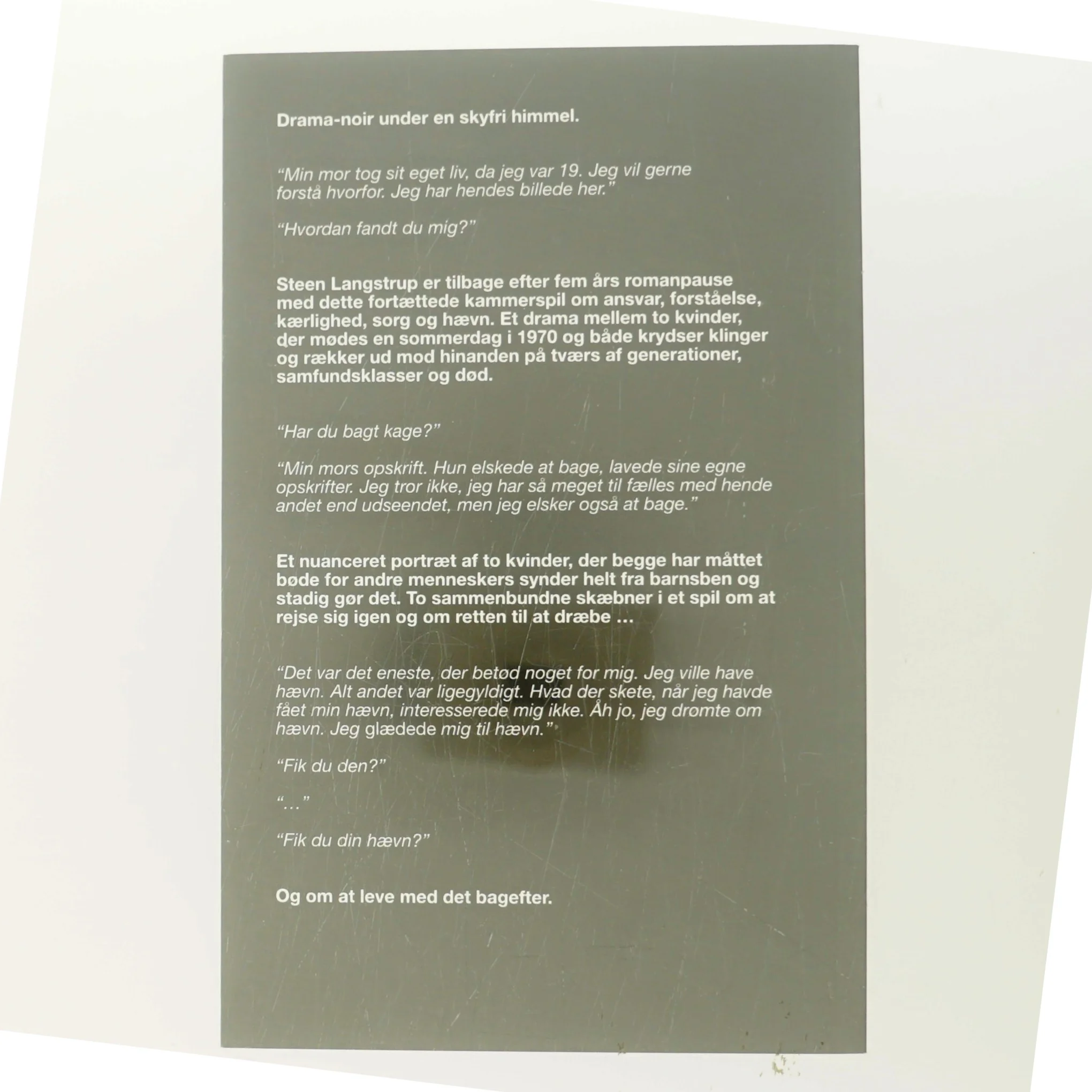 Kvinden der kom med kage af Steen Langstrup (Bog)