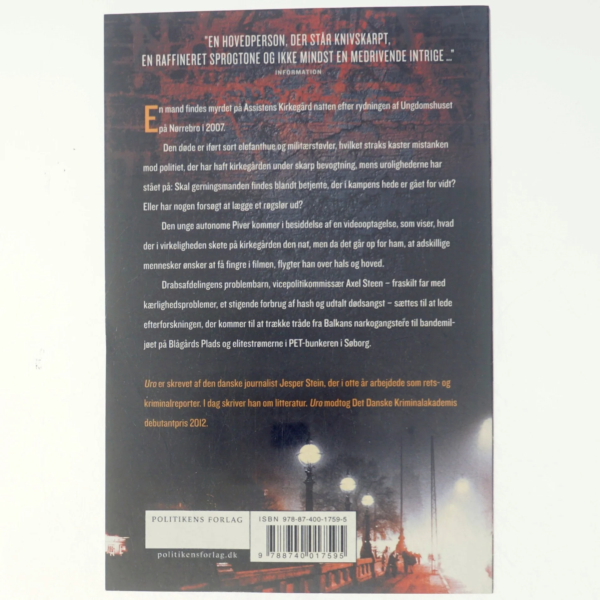 Uro af Jesper Stein (Bog)