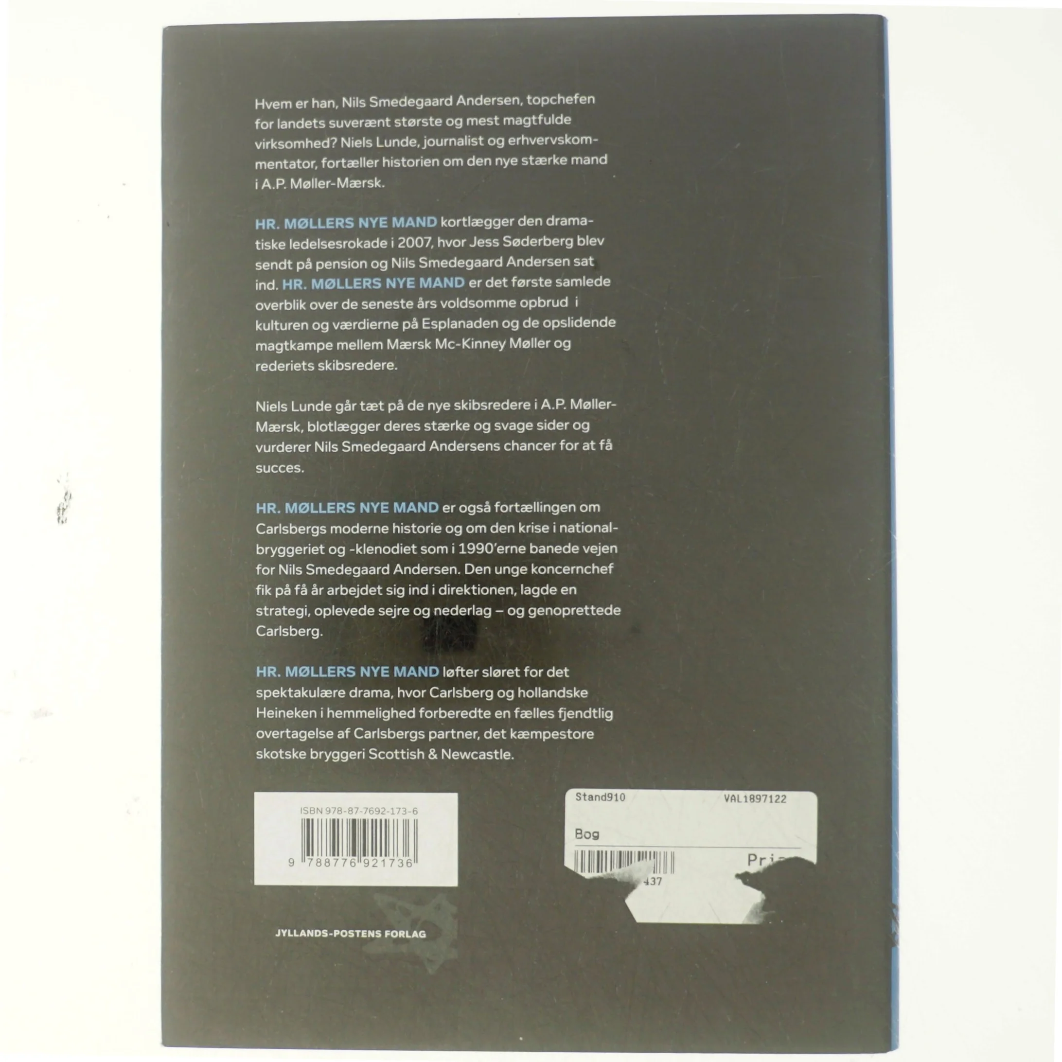 Hr. Møllers nye mand : Nils Smedegaards revolution på Esplanaden - og på Carlsberg af Niels Lunde (Bog)