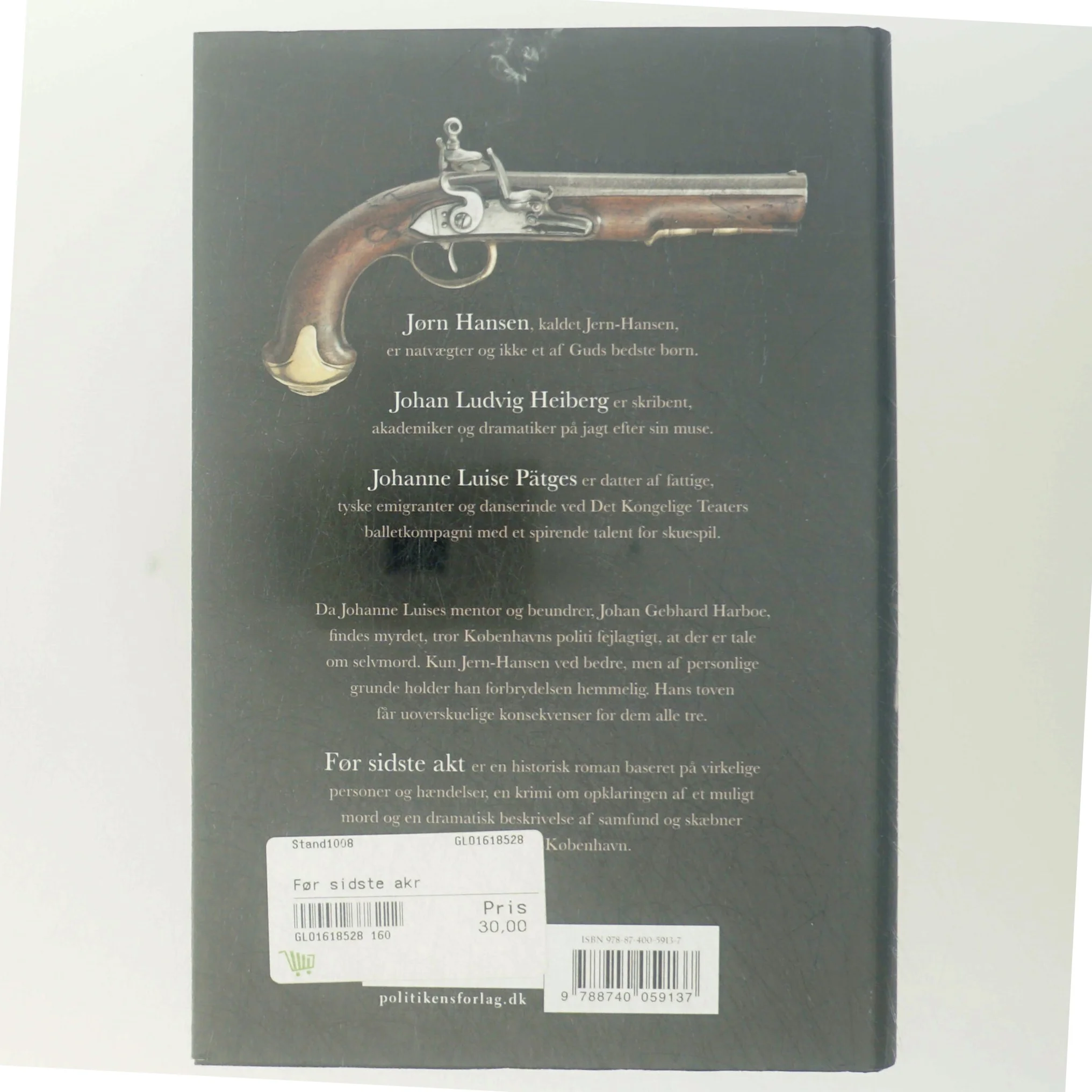 Før sidste akt : historisk krimi af Lasse Holm (f. 1968) (Bog)