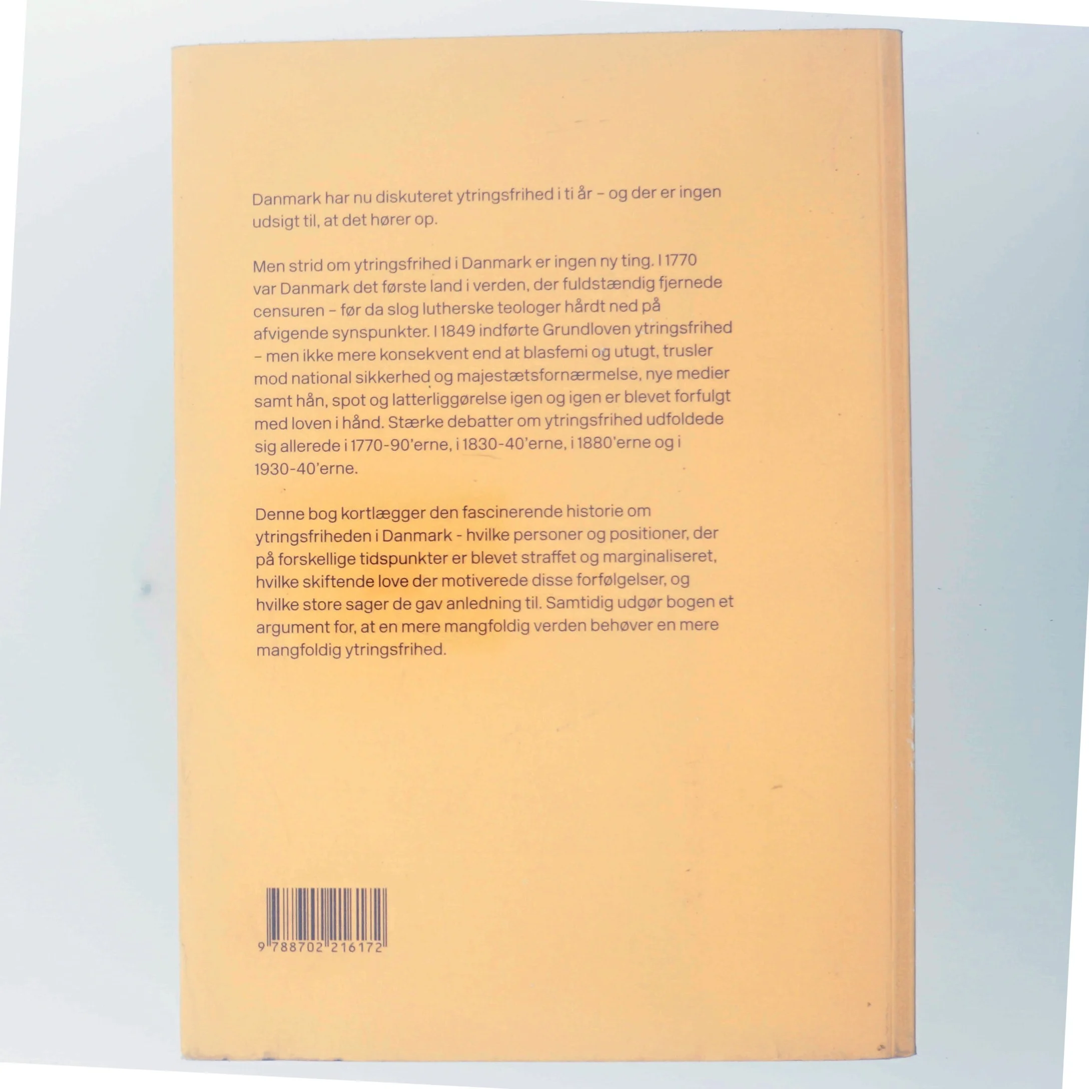 Men : ytringsfrihedens historie i Danmark af Jacob Mchangama (Bog)