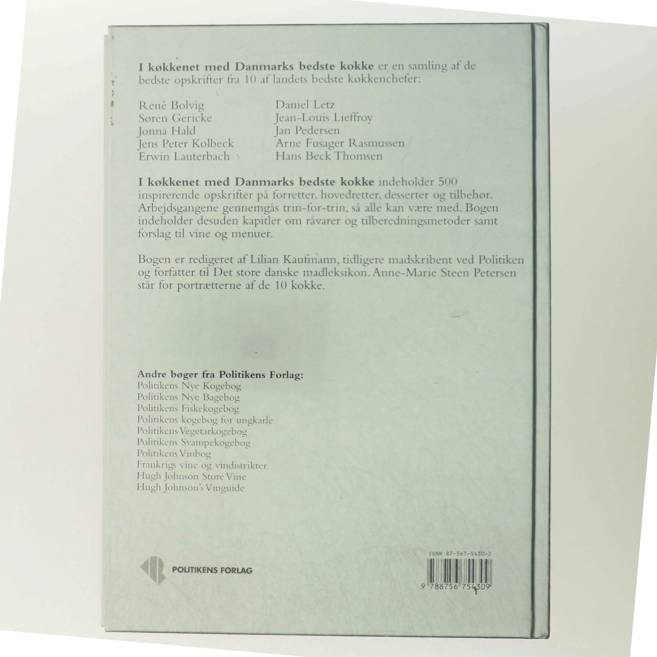 I køkkenet med Danmarks bedste kokke (Bog)