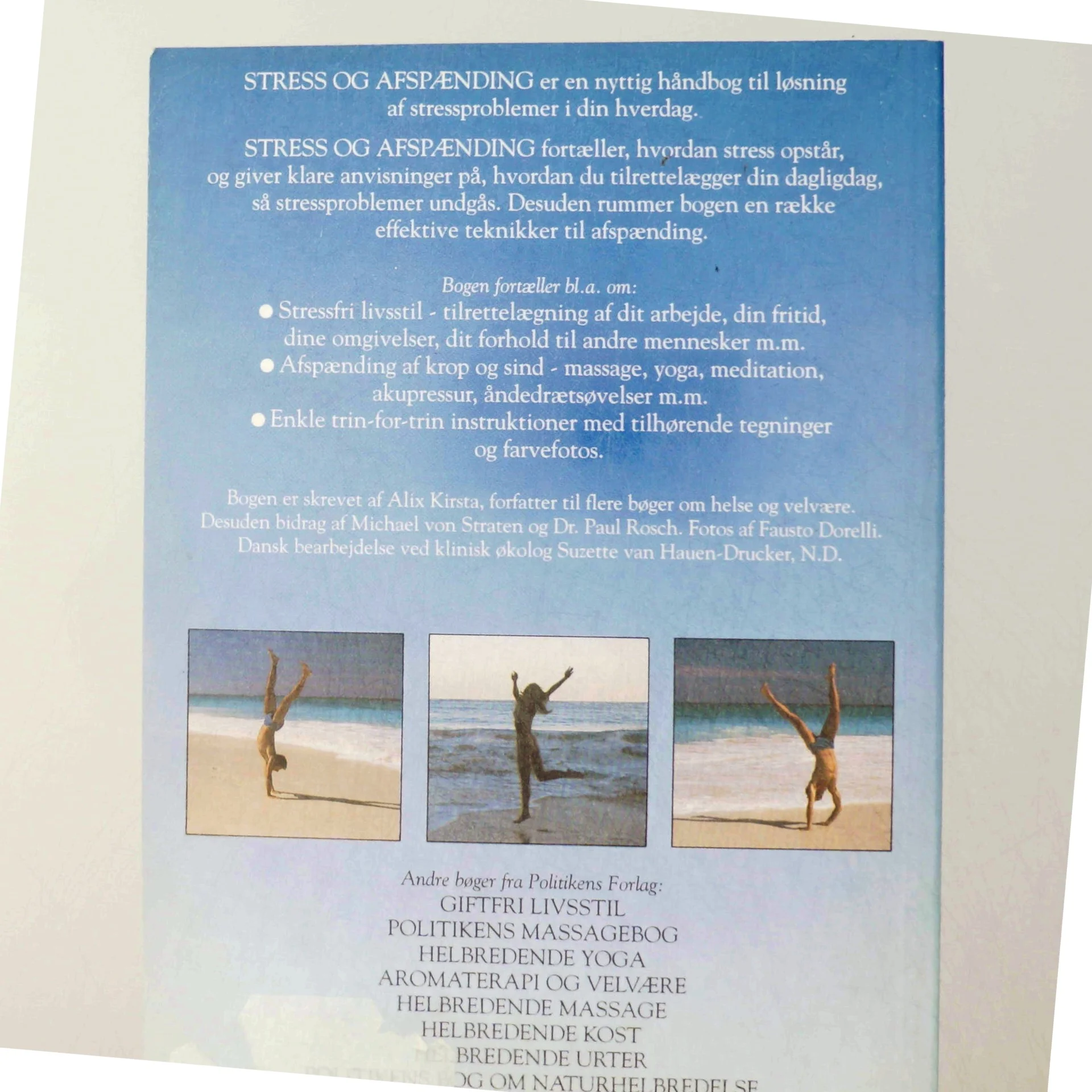 Stress og Afspænding (Bog) fra Politikens Forlag