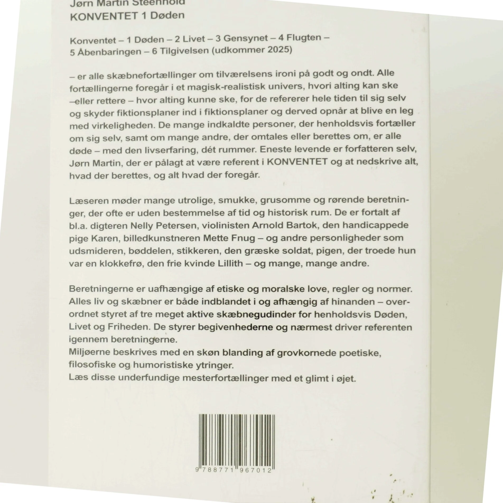 Konventet - døden af Jørn Martin Steenhold (Bog)