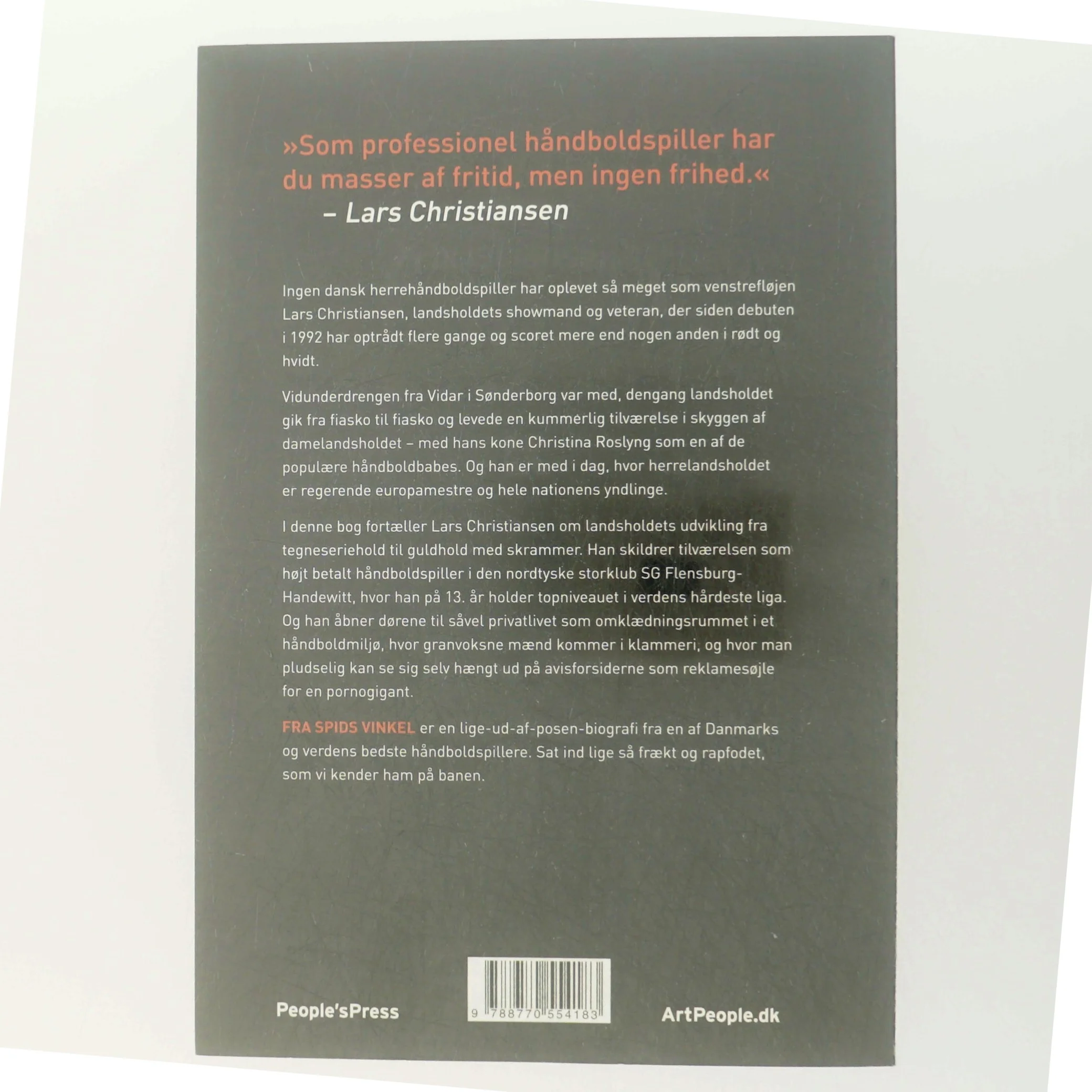 Lars Christiansen - fra spids vinkel (Bog)