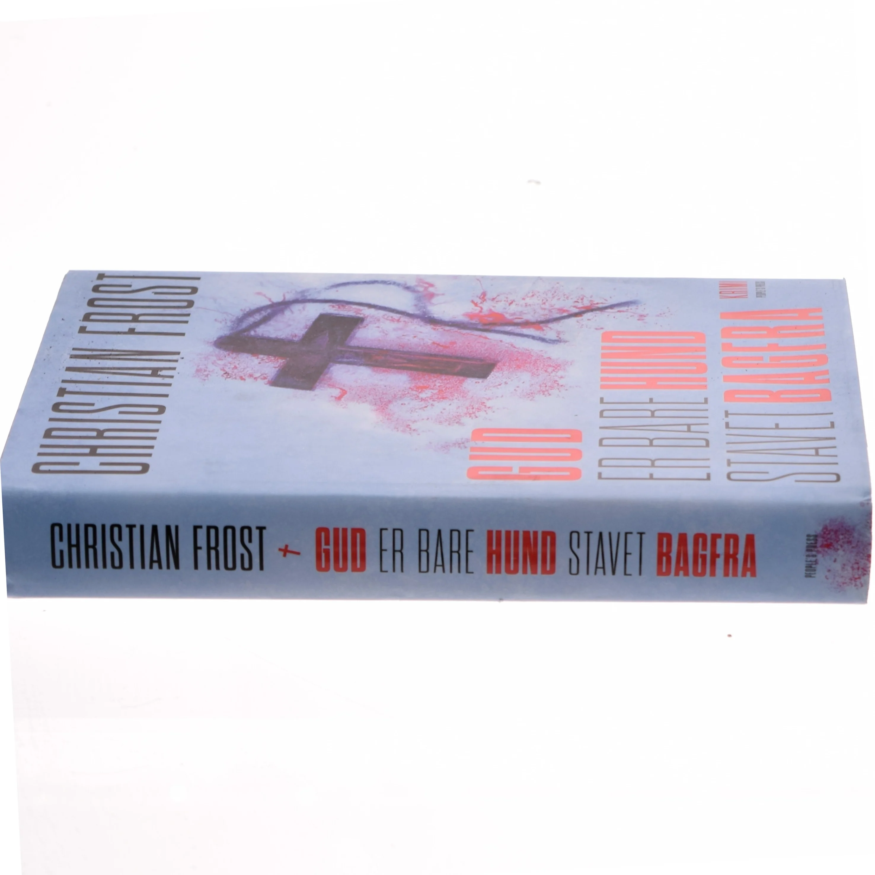 Gud er bare hund stavet bagfra : krimi af Christian Frost (Bog)