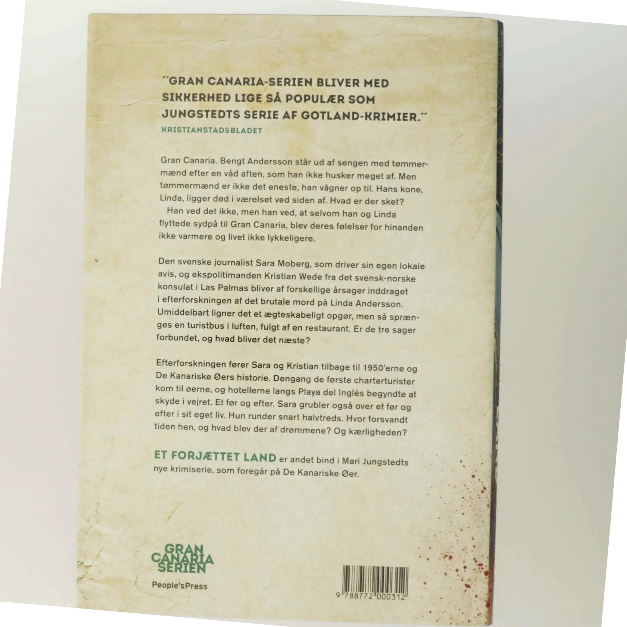 Et forjættet land : kriminalroman af Mari Jungstedt (Bog)