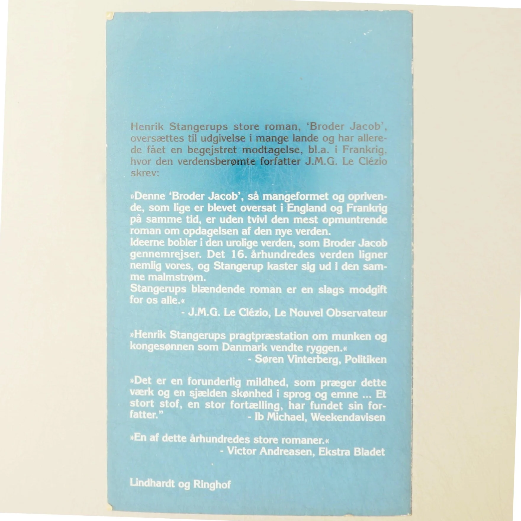 Broder Jacob af Henrik Stangerup (Bog)