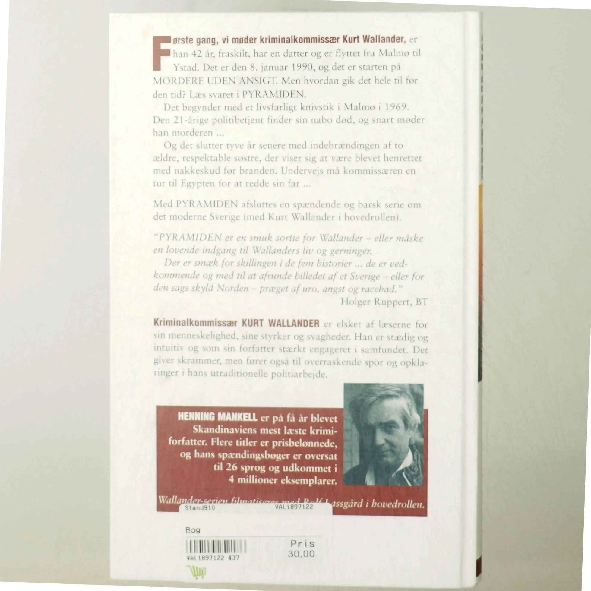 Pyramiden af Henrik Mankell (Bog)