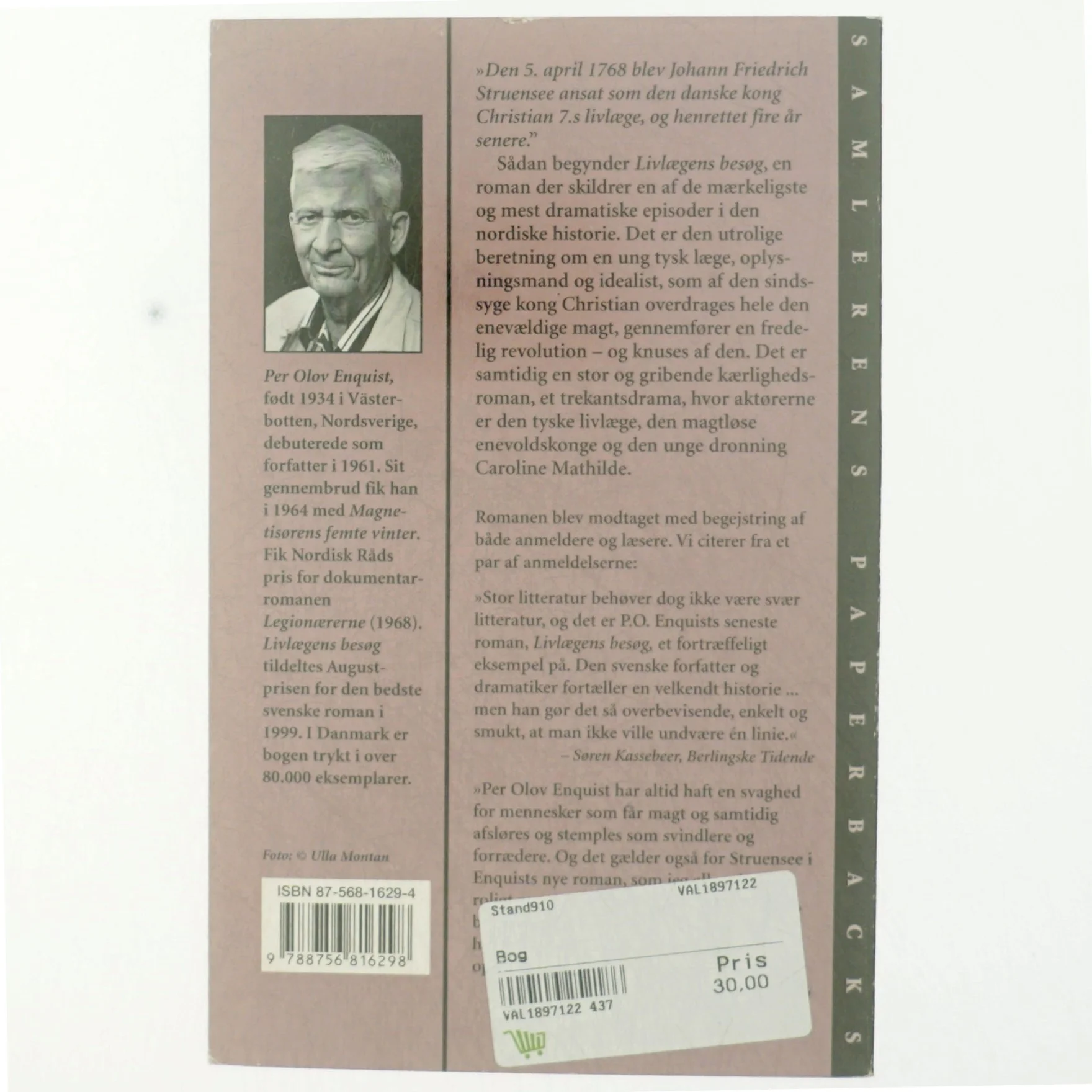 Livlægens besøg af P.O. Enquist (Bog)