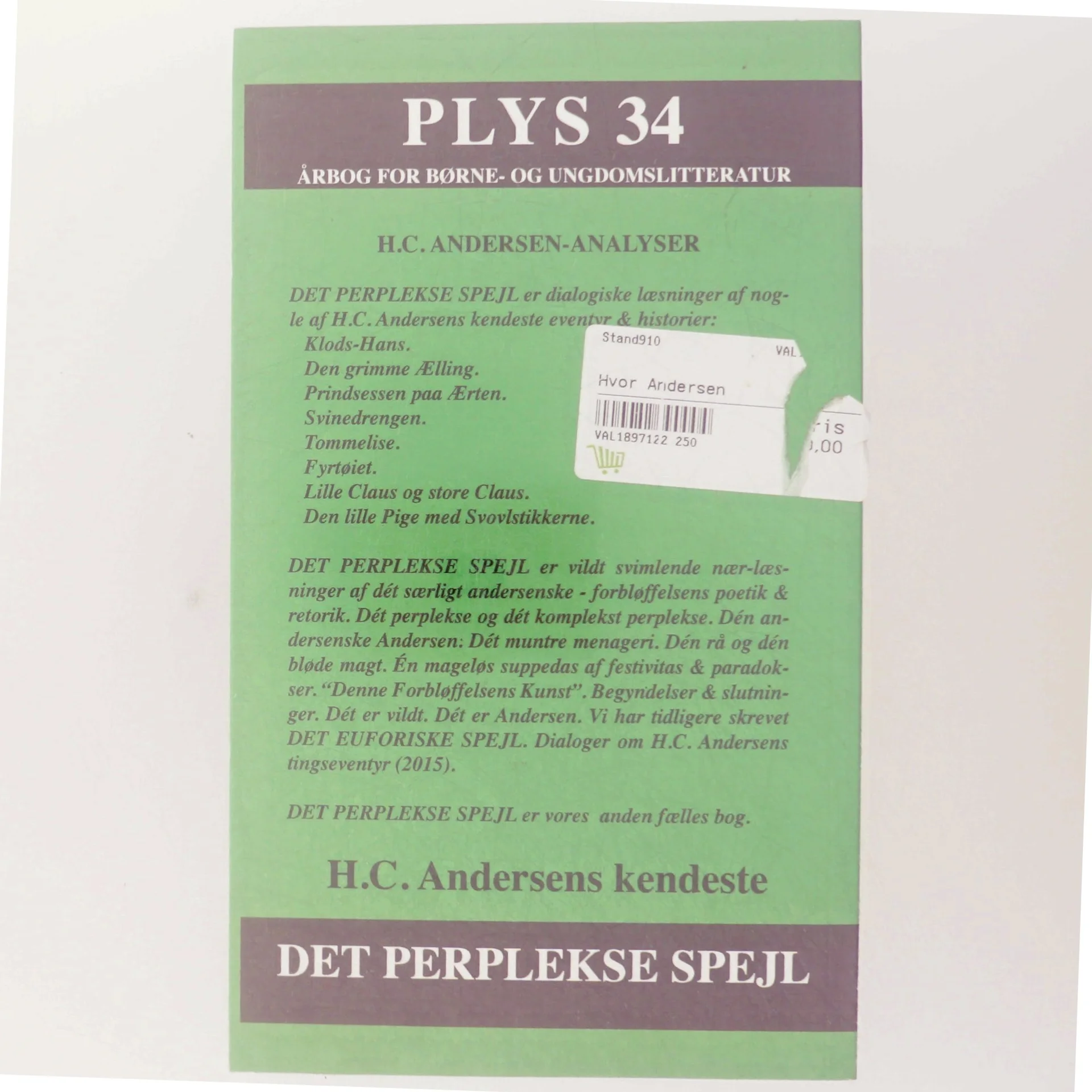 PLYS 34 - Årbog for børne- og ungdomslitteratur