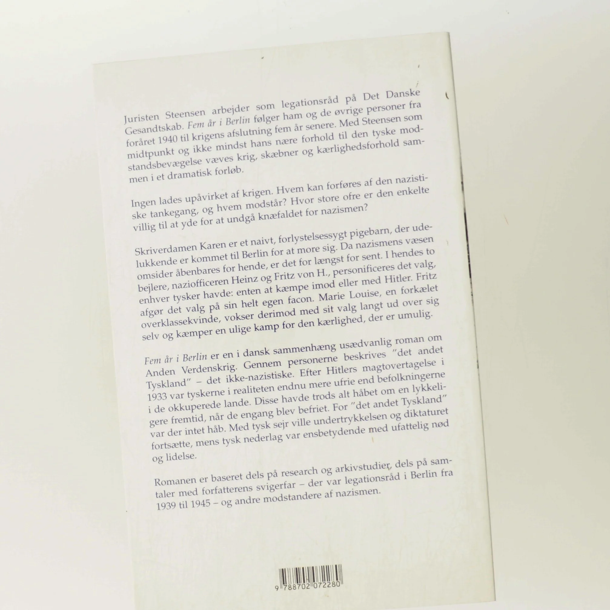 Fem år i Berlin : roman af Bodil Steensen-Leth (Bog)