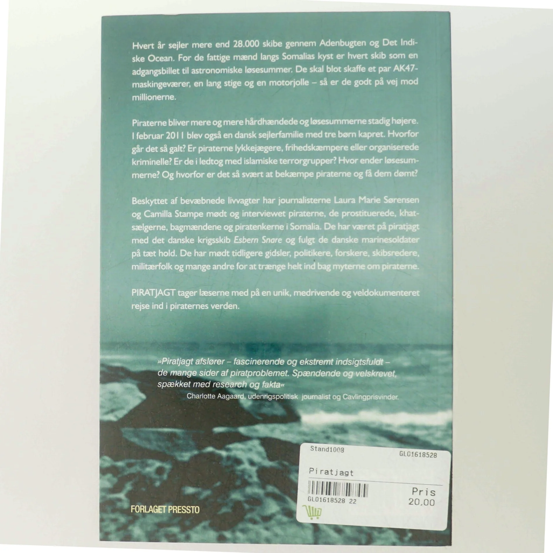 'Piratjagt - Kampen om menneskeliv og millioner' (bog) fra Forlaget Pressto